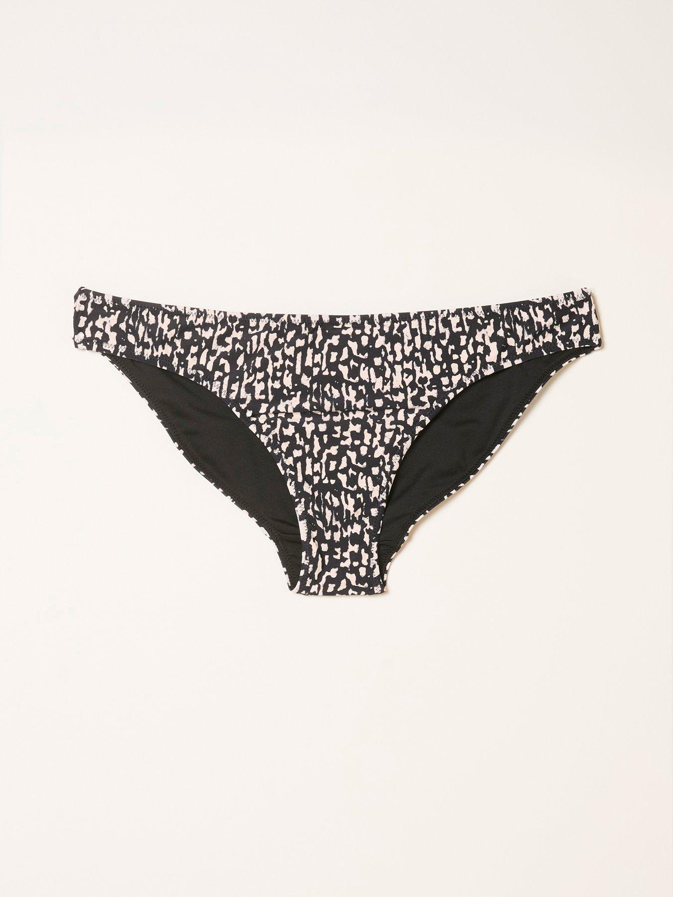 Image 5 of 5 of FatFace Agnes Bikini Bottom - Black