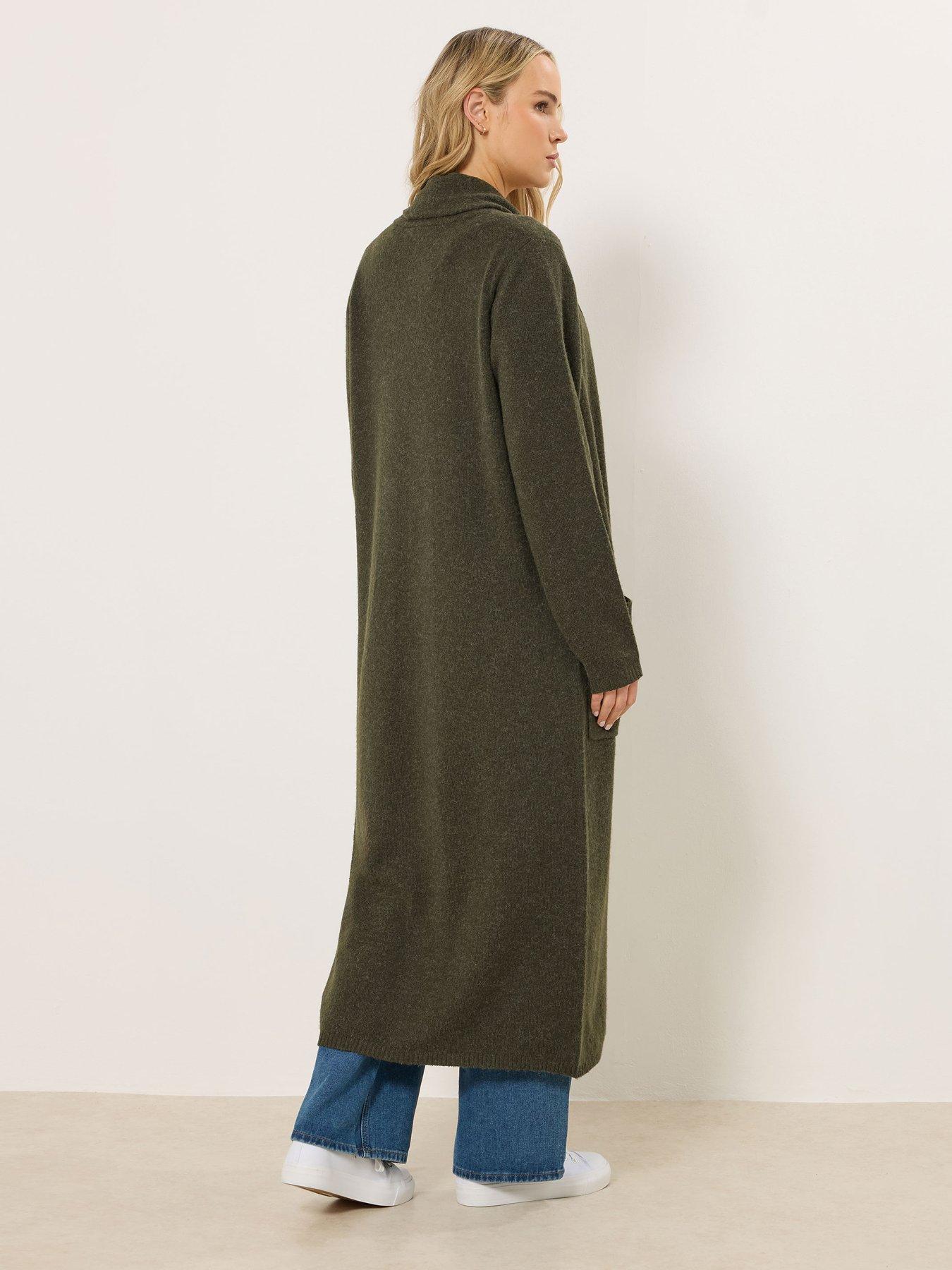 long-tall-sally-knitted-coatigan-greenstillFront