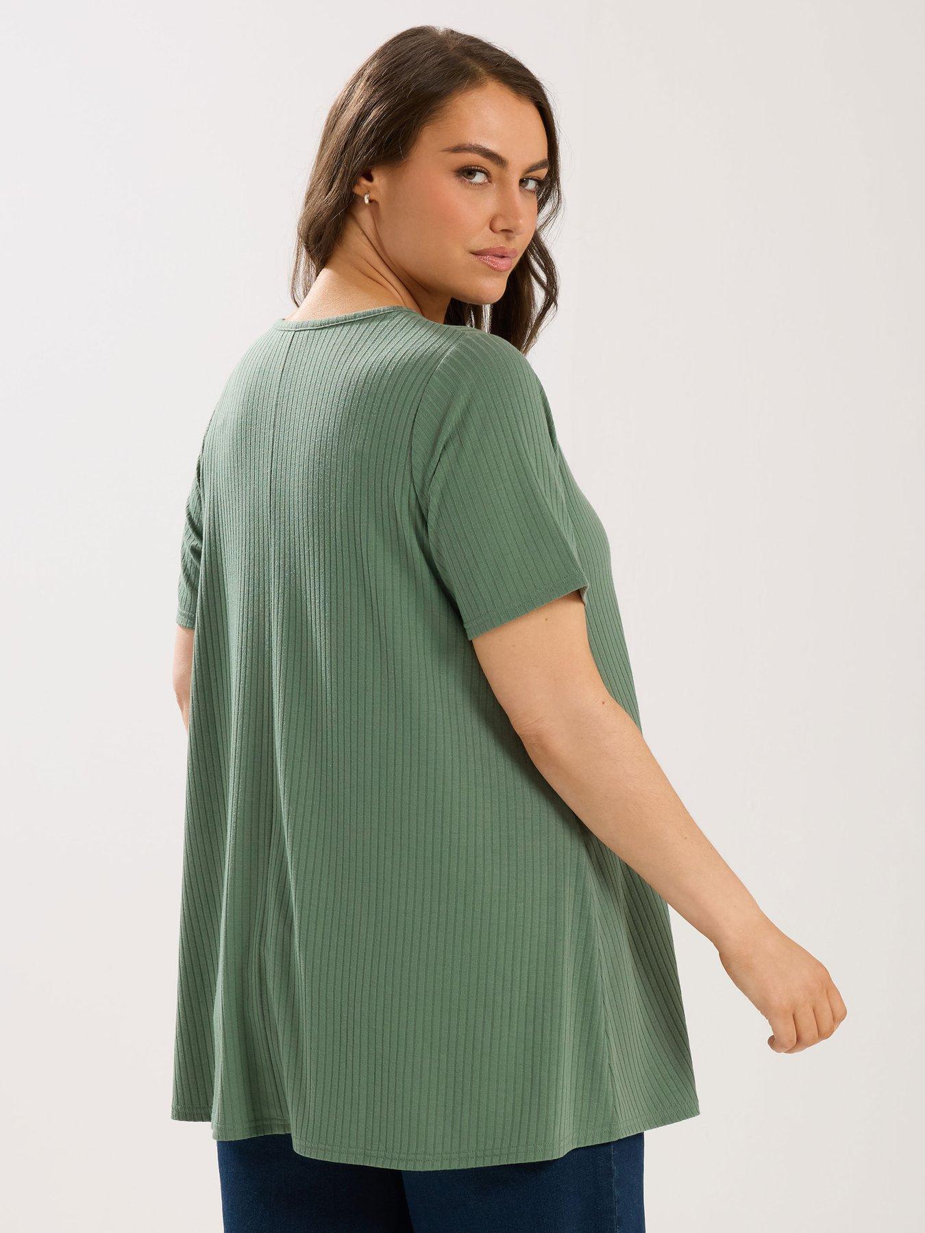 yours-curve-v-neck-rib-swing-topstillFront