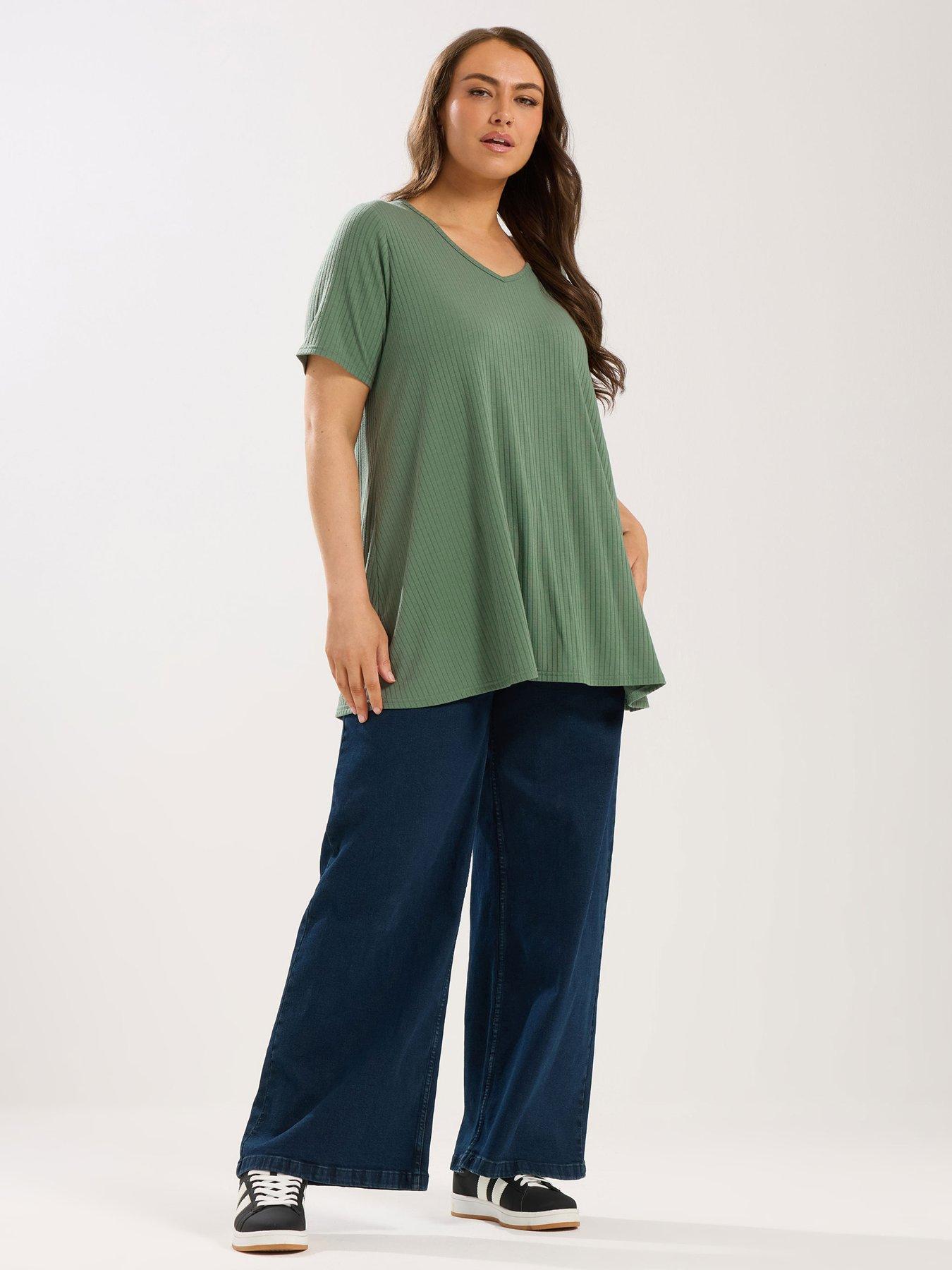 yours-curve-v-neck-rib-swing-topback