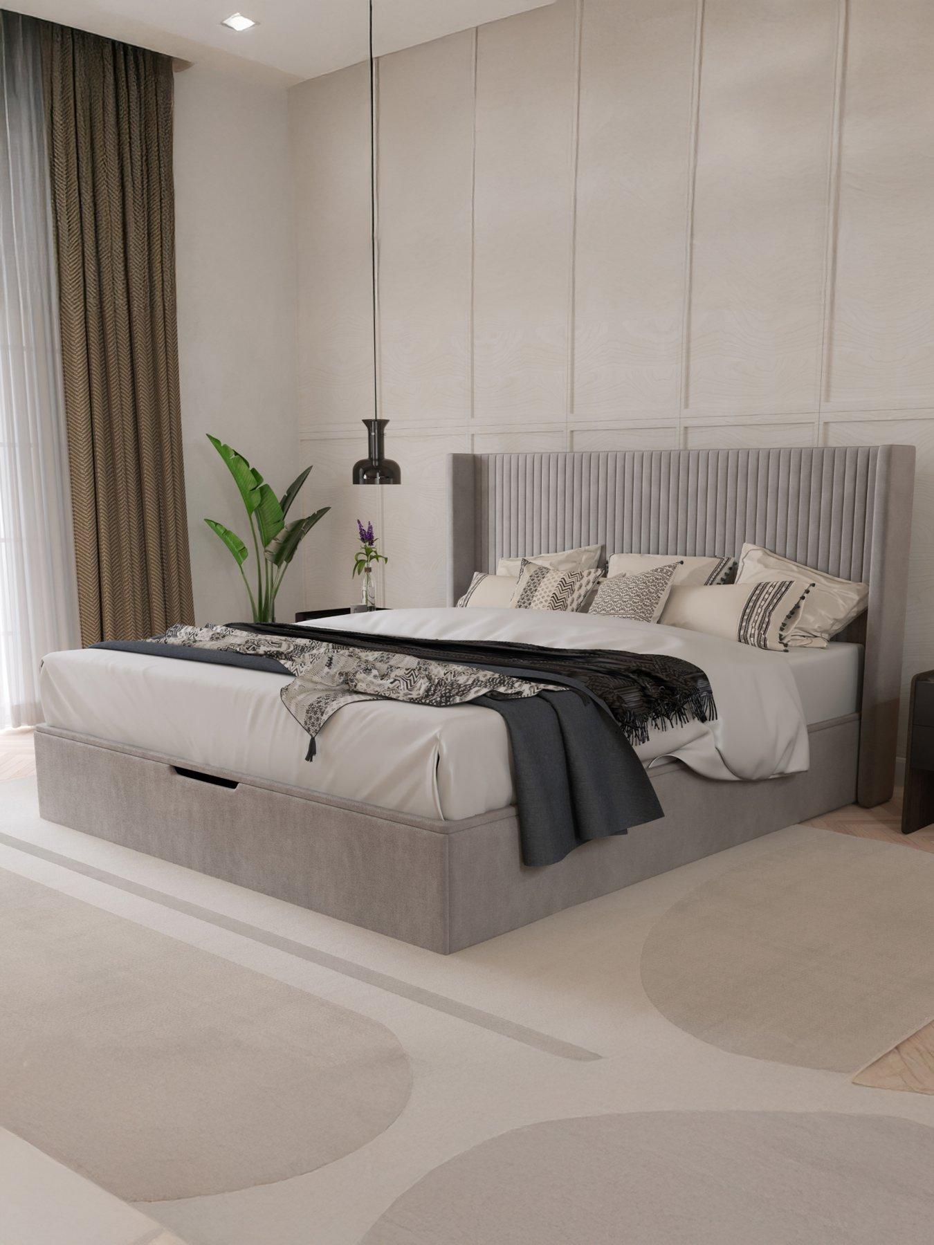 Image 1 of 6 of The Very Collection Orchard End Lift Up Ottoman Storage Double Bed