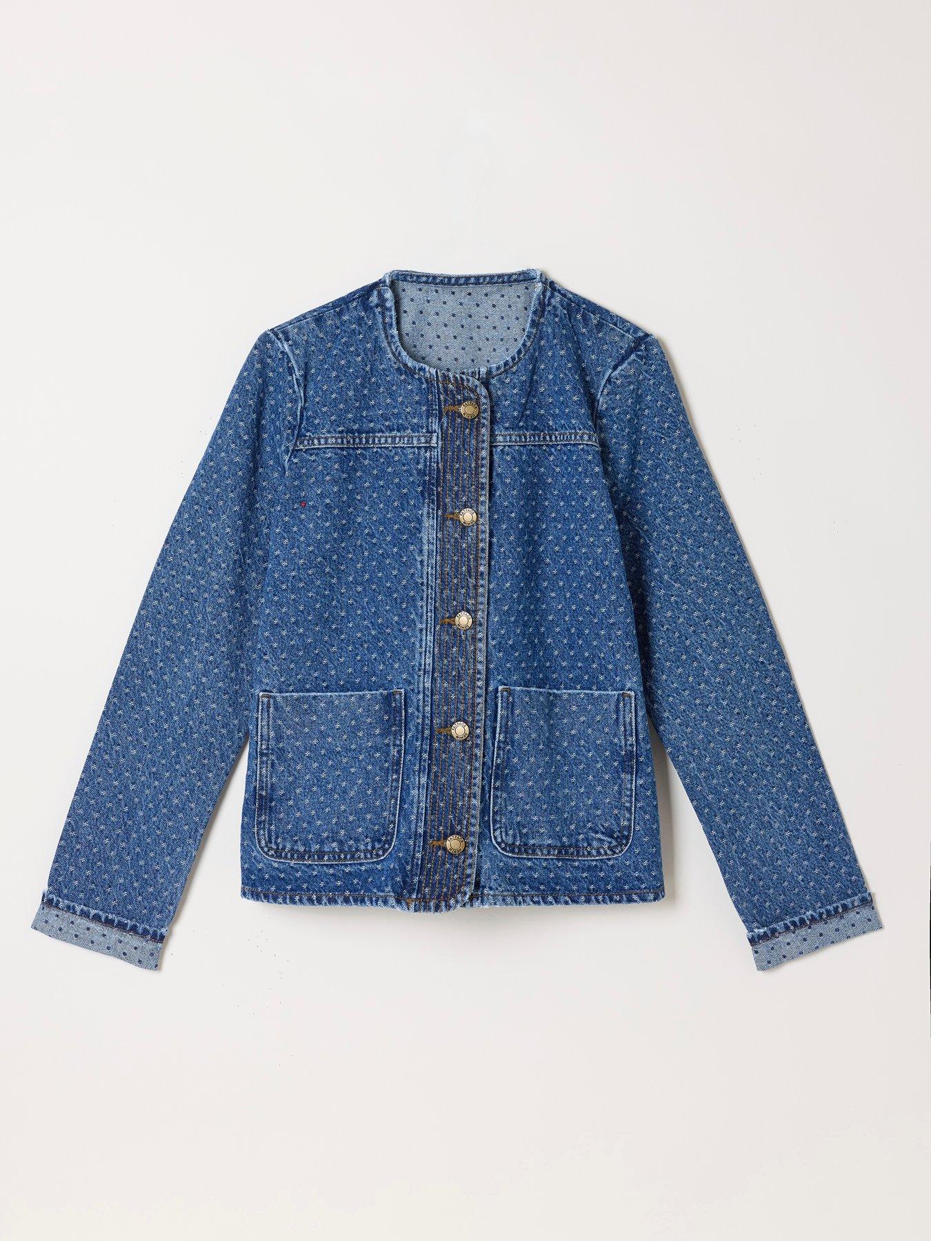 Image 6 of 6 of FatFace Maeve Denim Jacket - Blue