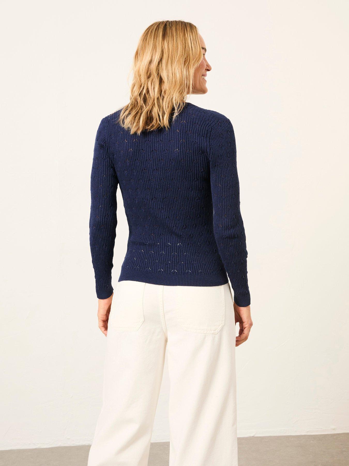 Image 2 of 6 of FatFace Hove Crop Trouser - White