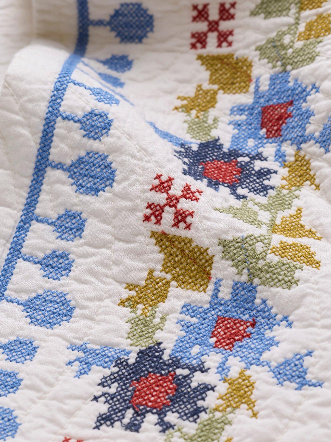 Image 5 of 6 of FatFace Embroidered Jacket - White