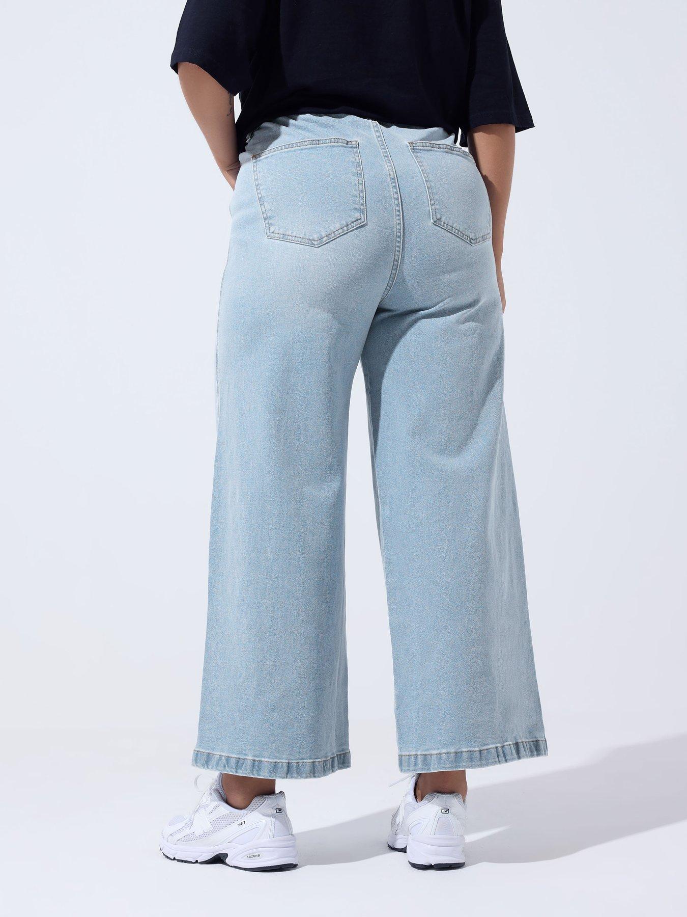 Image 2 of 5 of Yours Curve Split Hem Jeans