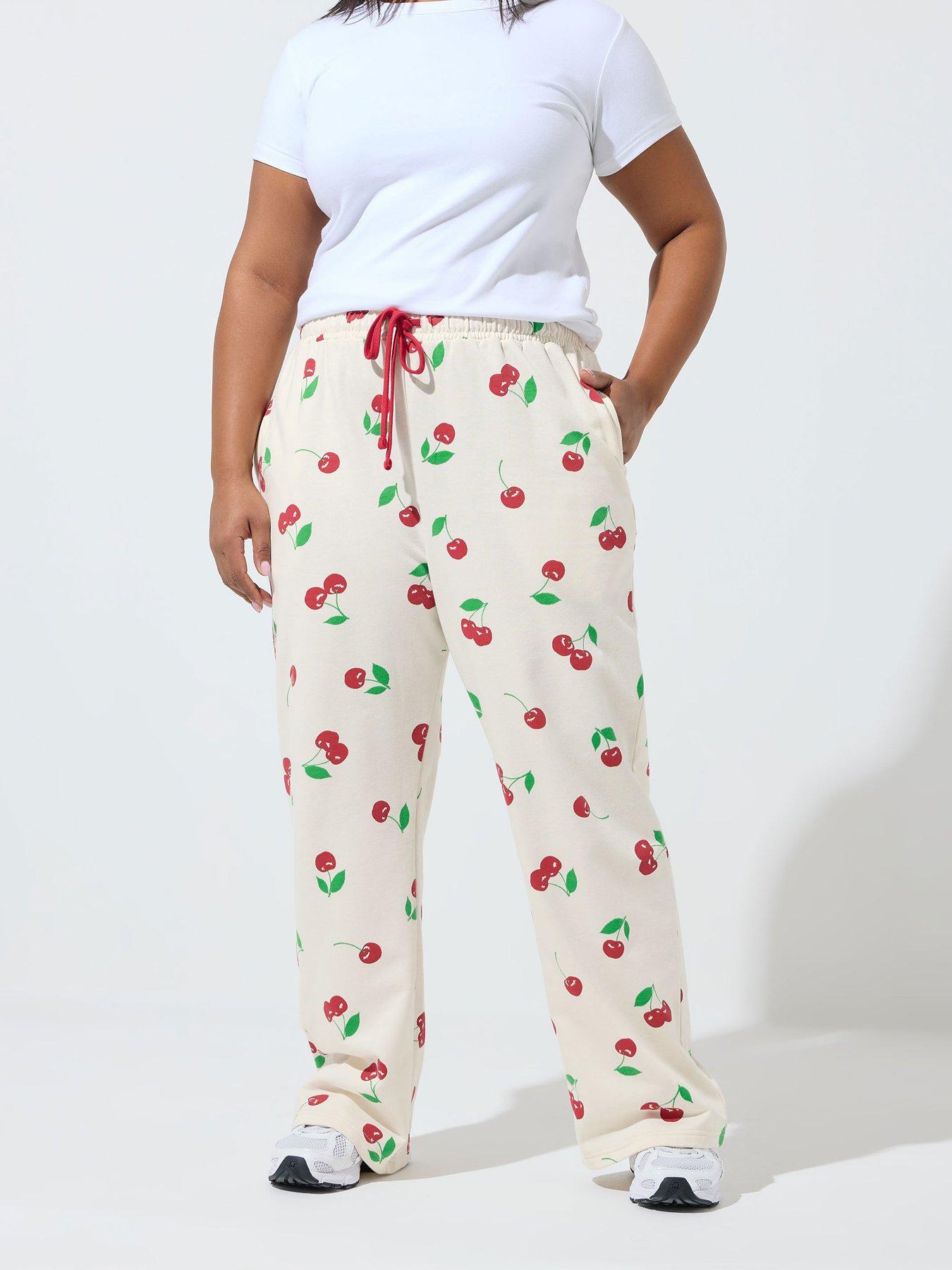 yours-curve-cherry-straight-leg-joggersfront