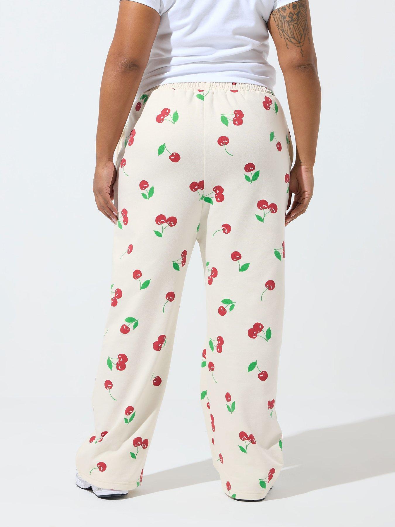 yours-curve-cherry-straight-leg-joggersstillFront