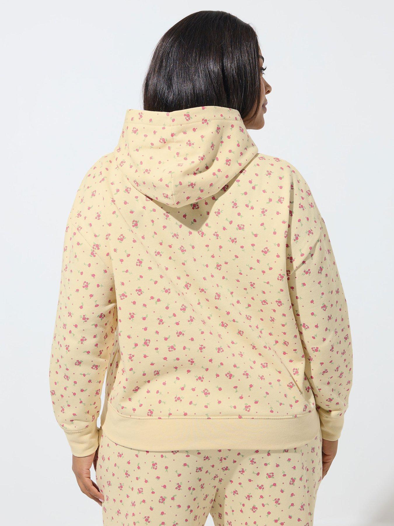 yours-curve-ditsy-printed-hoodiestillFront