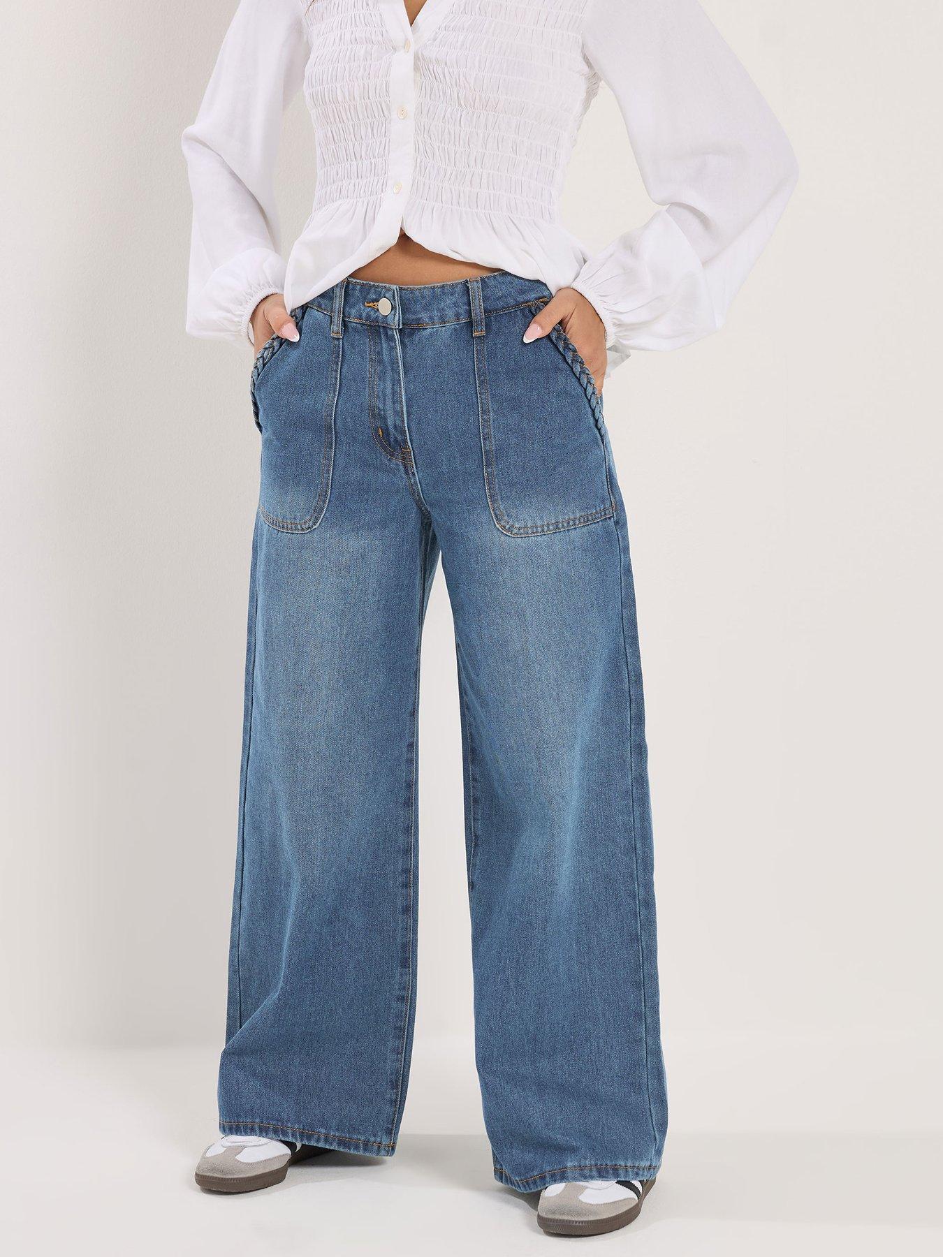 pixiegirl-petite-plait-pocket-wide-leg-jeansfront