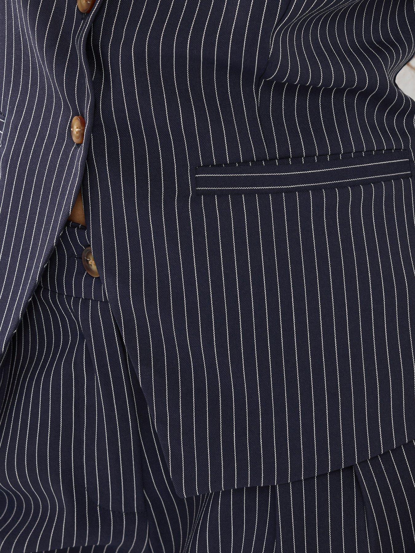 pixiegirl-petite-pinstripe-high-neck-waistcoat-bluedetail