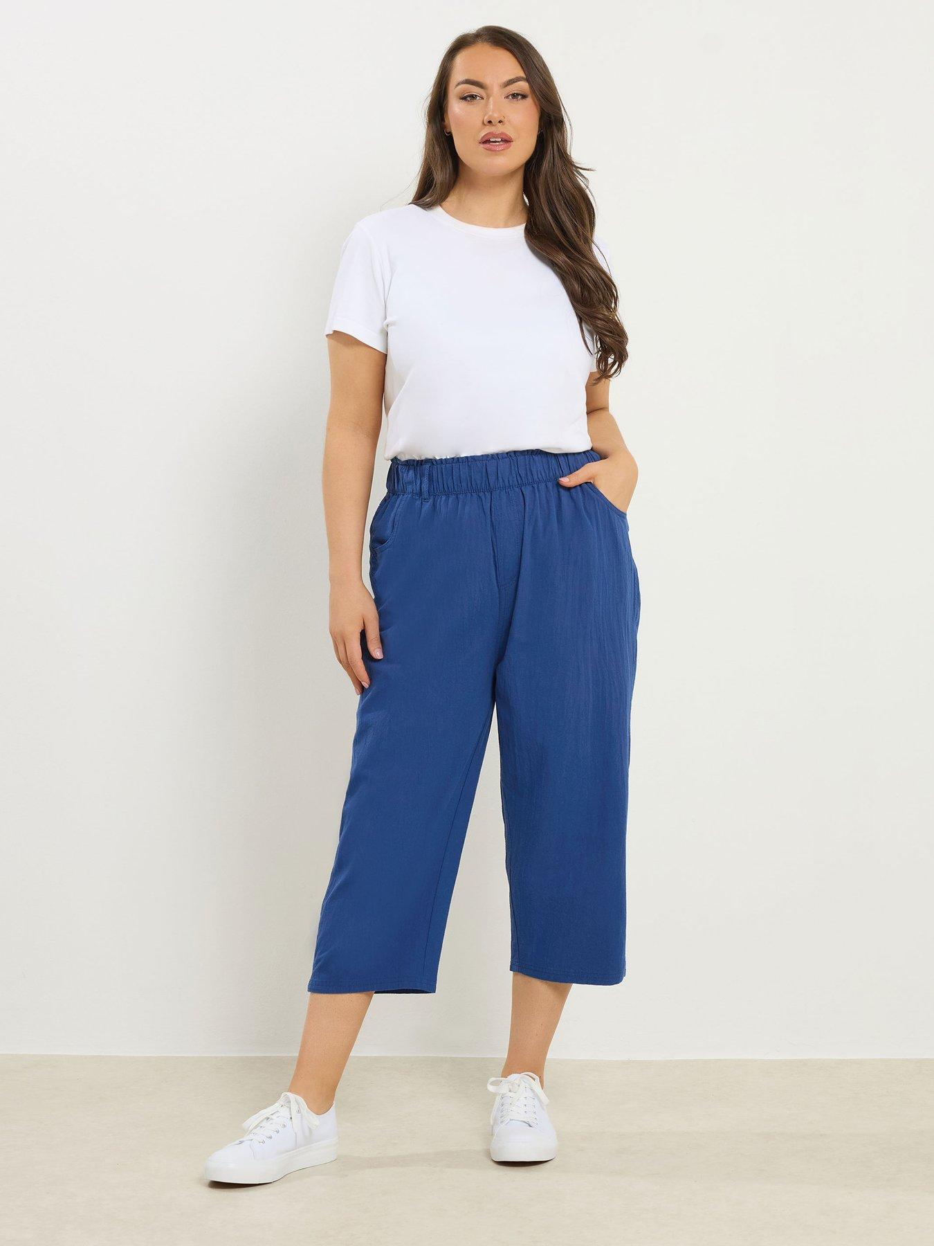yours-curve-cool-cotton-cropped-trouser-blueback