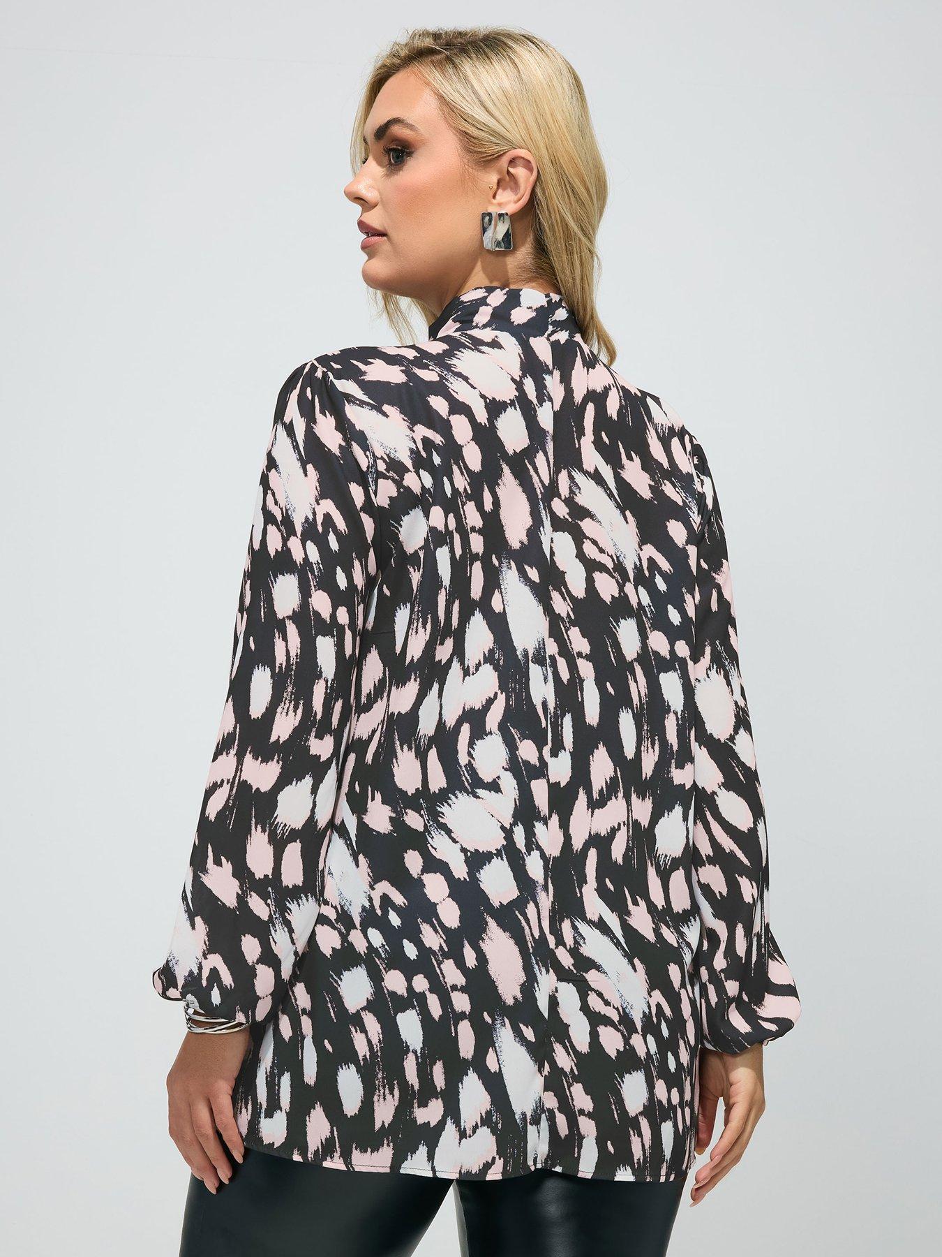 yours-curve-animal-bow-blousestillFront