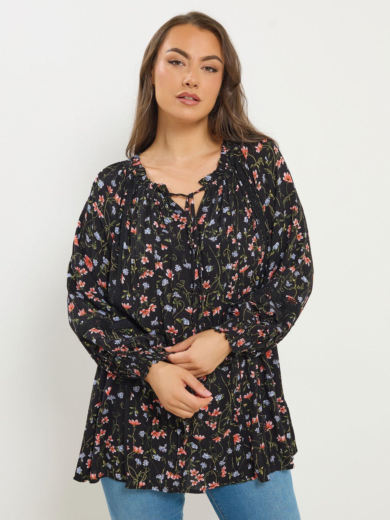 yours-curve-gypsy-pintuck-top