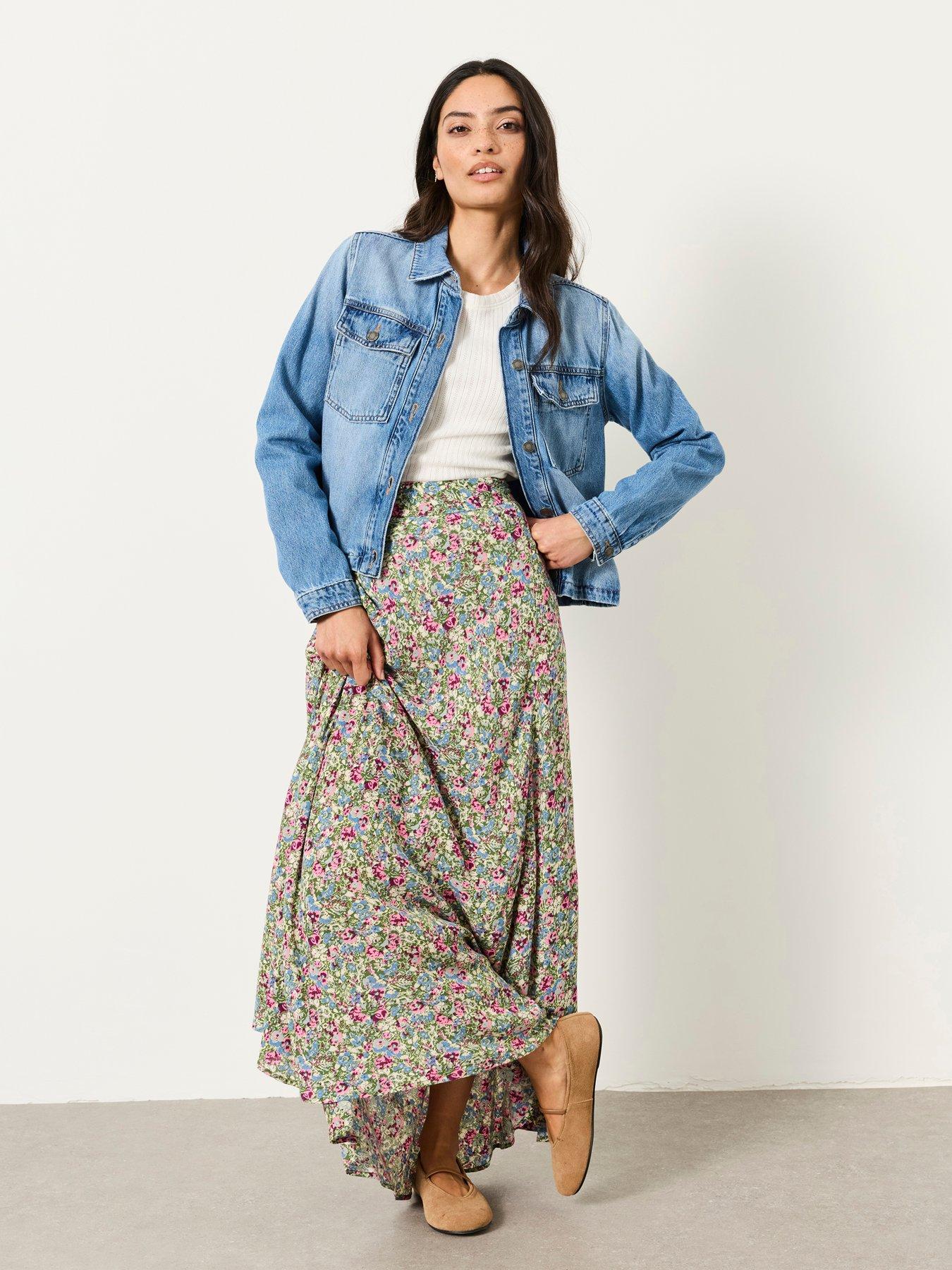 Image 3 of 6 of FatFace Thea Denim Jacket - Denim Vintage