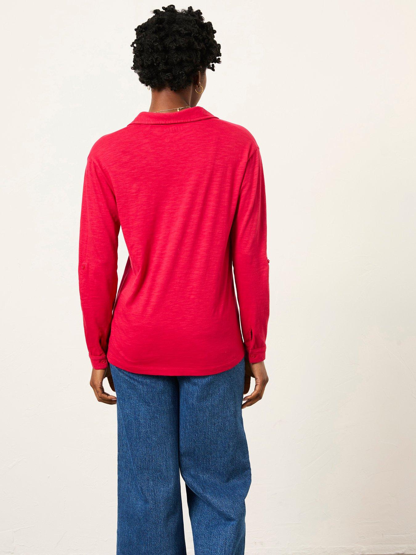 fatface-paige-jersey-shirt-fuchsia-pinkstillFront