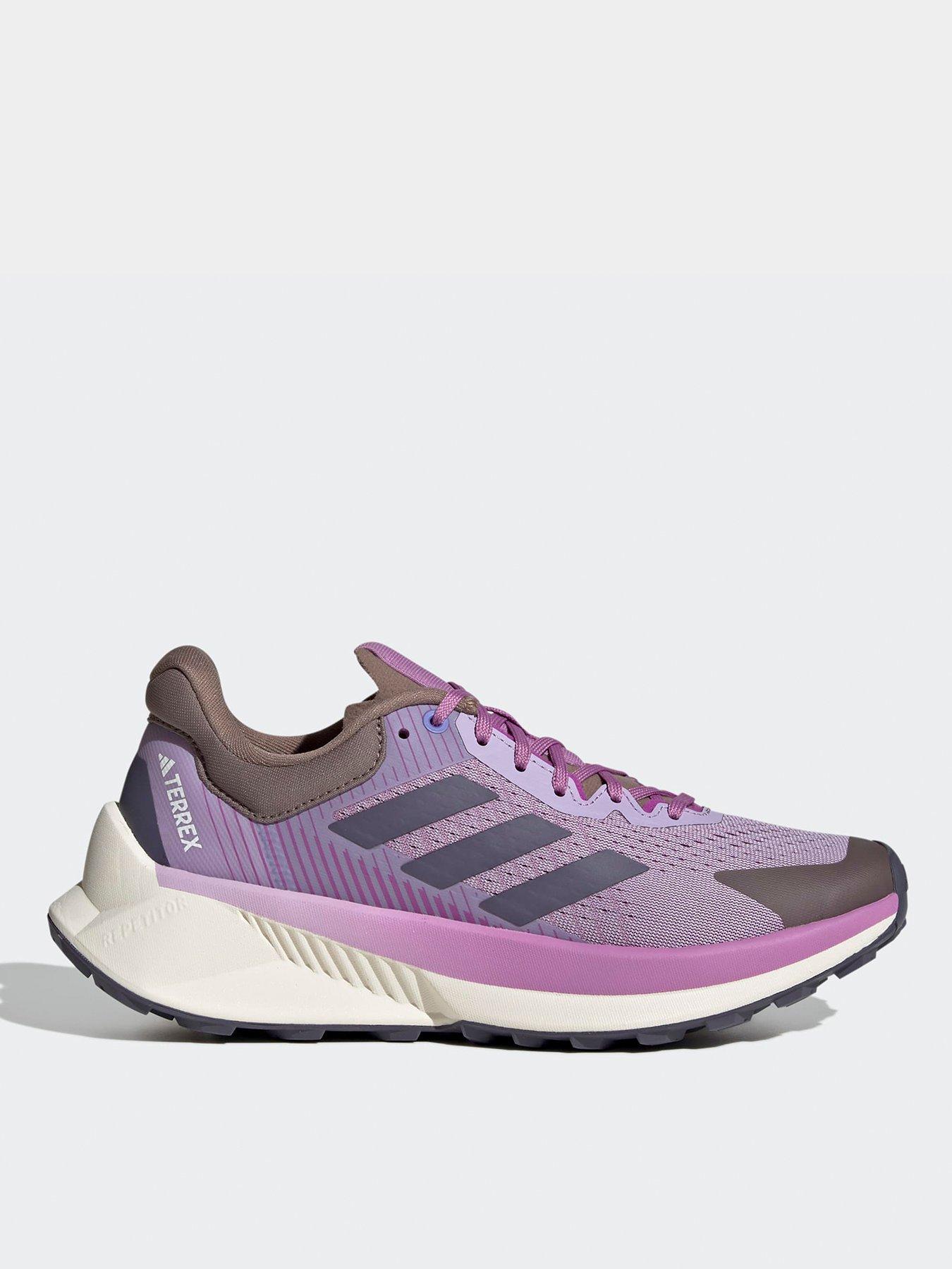 adidas Womens Trail Running Soulstride Flow Trainers - Purple