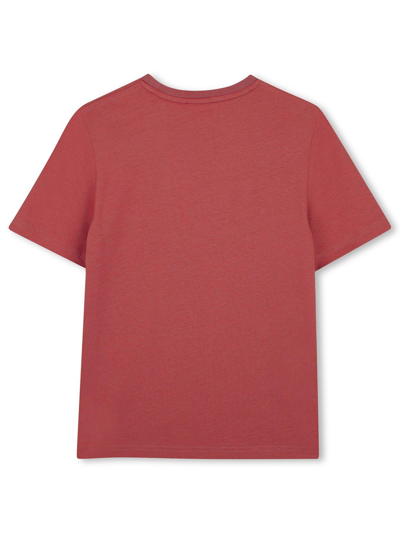 boss-boys-large-logo-short-sleeve-t-shirt-redback