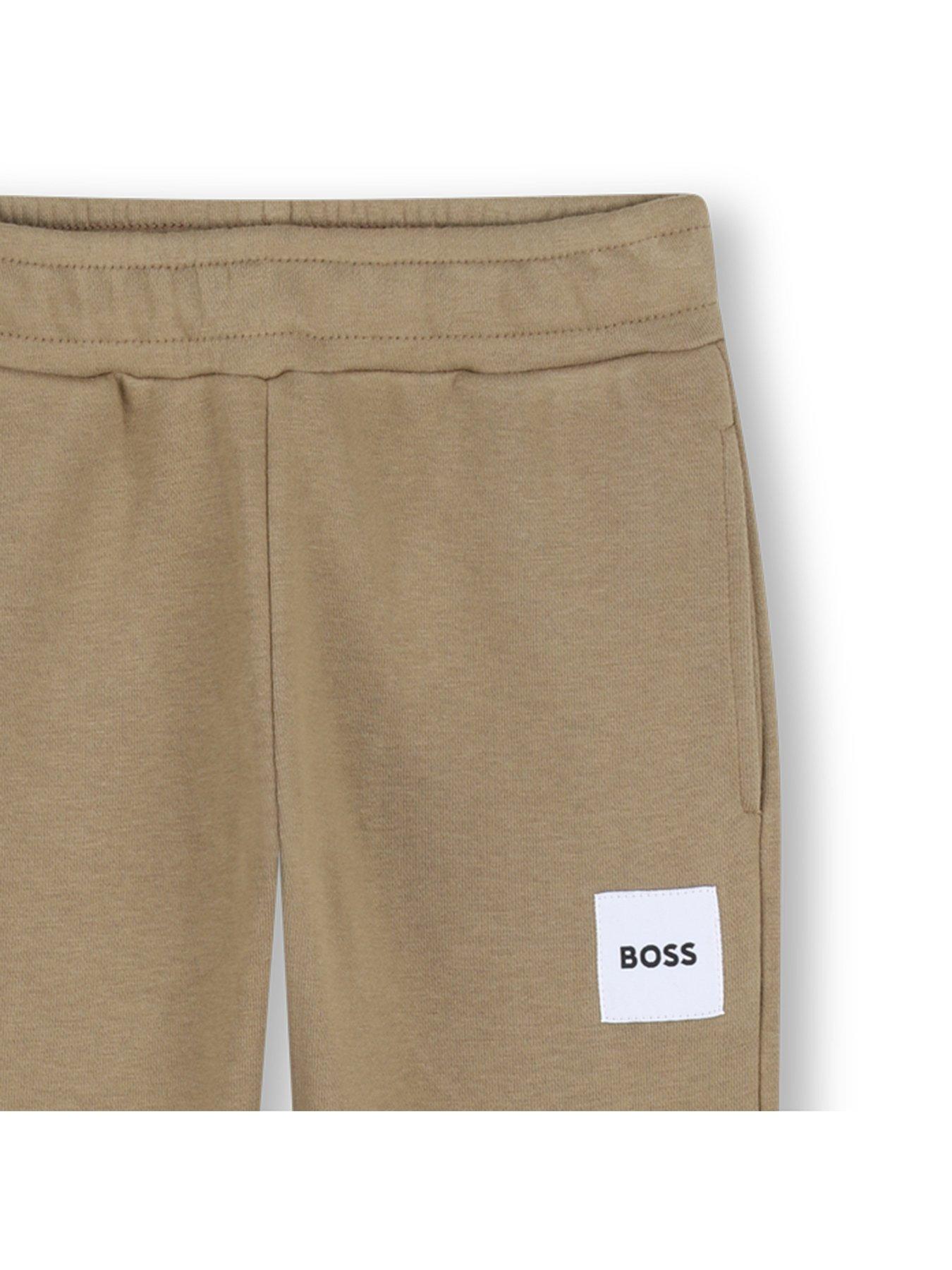 boss-boys-logo-jogging-bottoms-beigeoutfit