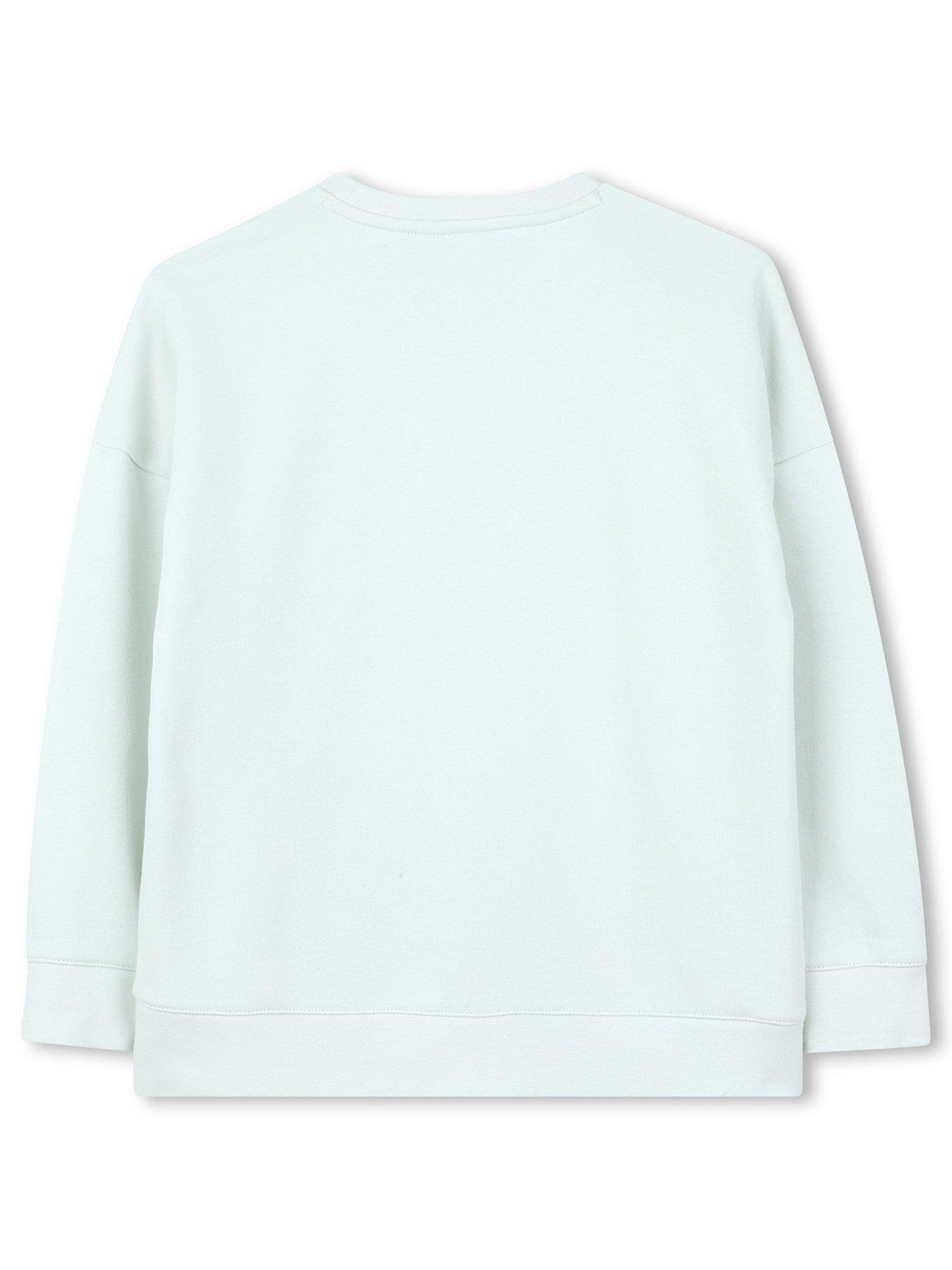 boss-boys-logo-sweat-top-light-greenback