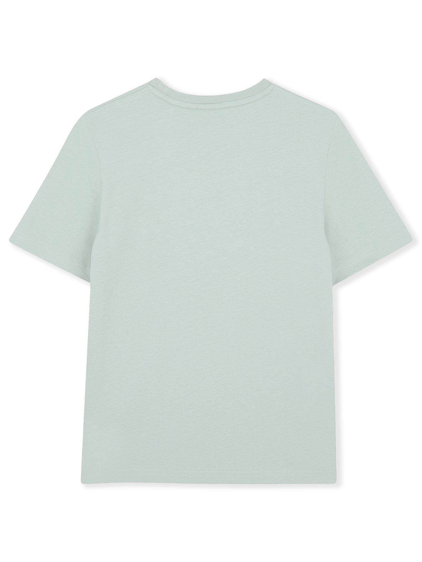 boss-boys-large-logo-short-sleeve-t-shirt-light-greenback