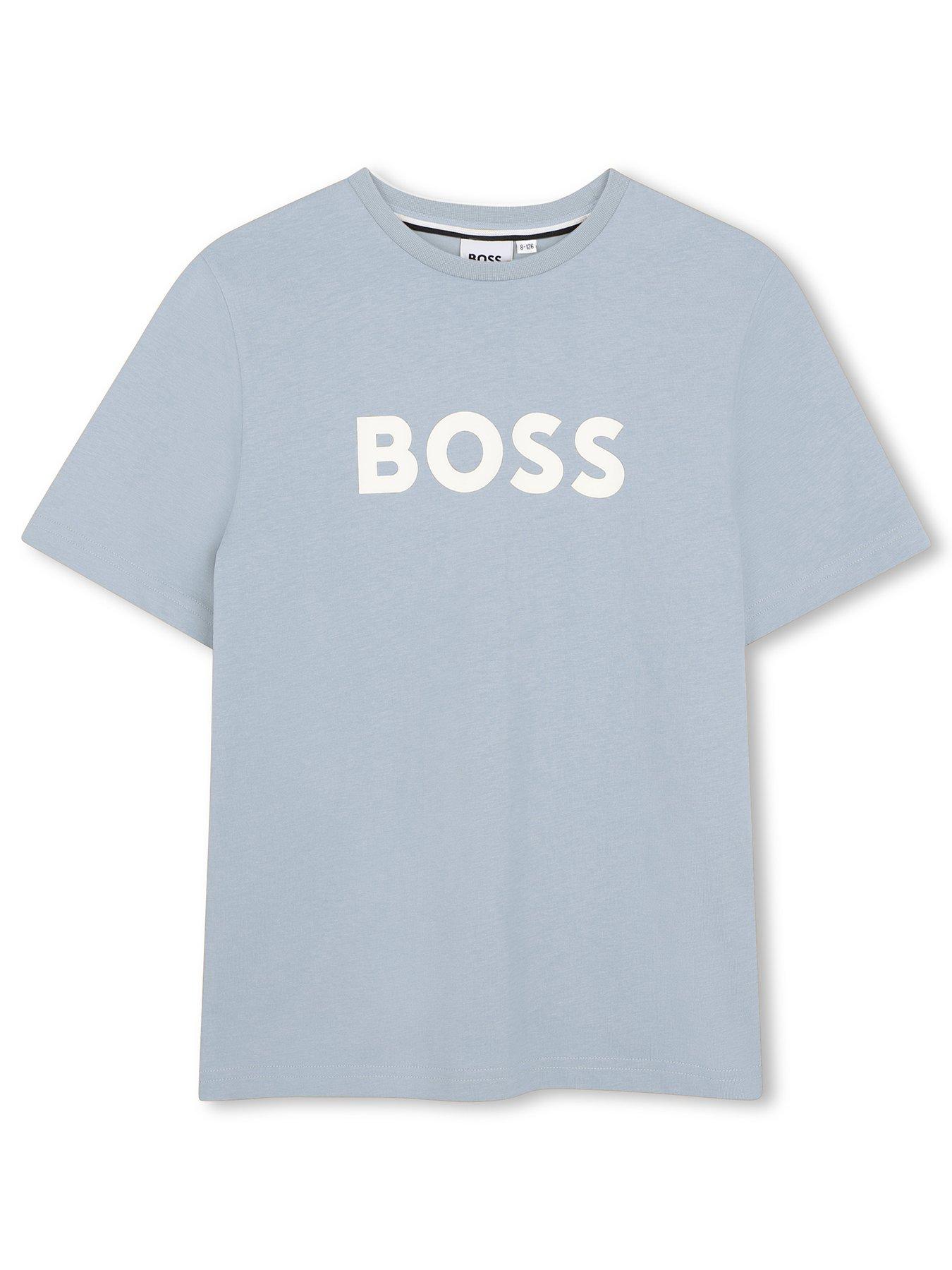 boss-boys-large-logo-short-sleeve-t-shirt-light-bluefront