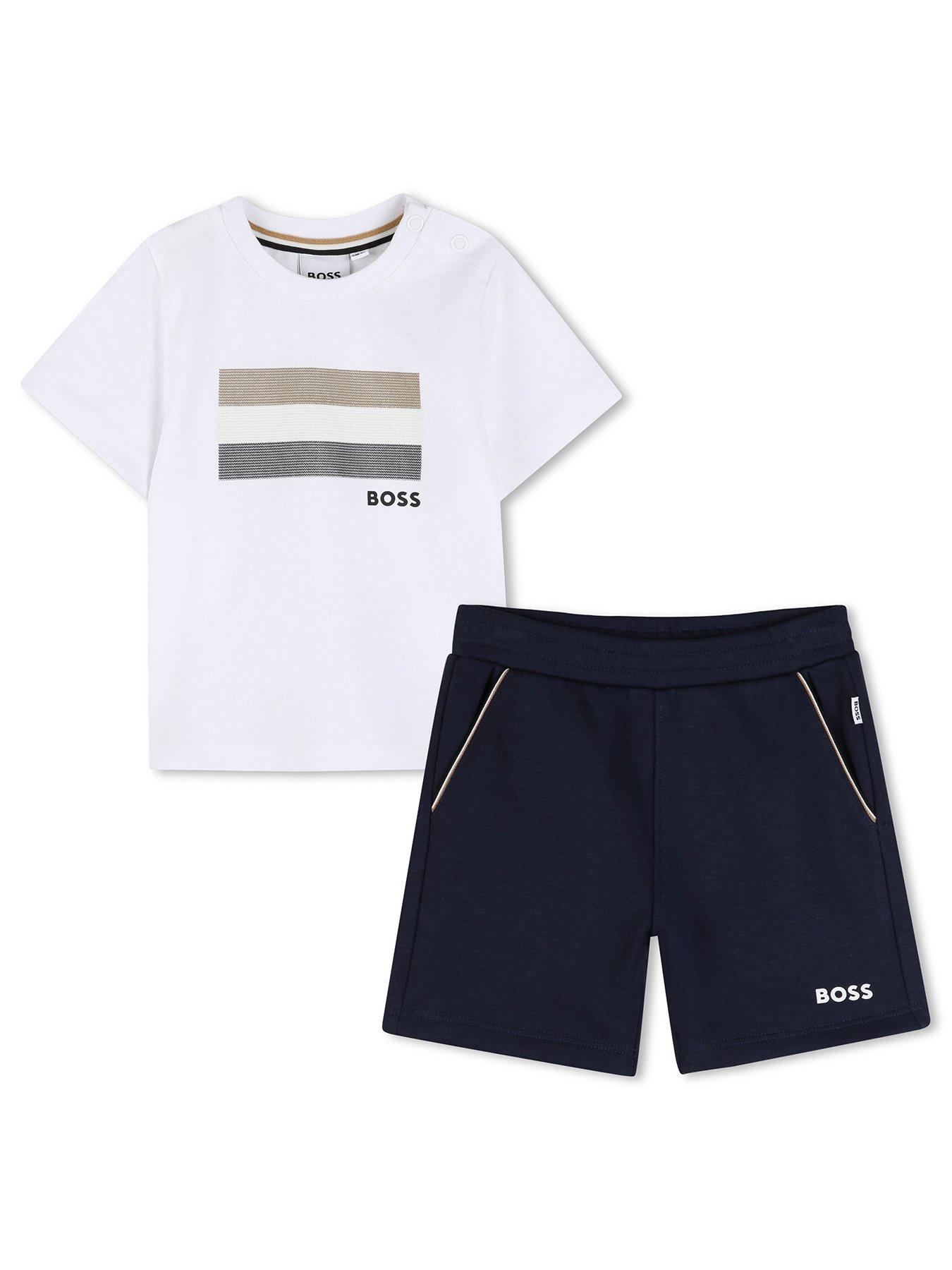 BOSS Baby Boys Graphic T-shirt And Short Set - Navy