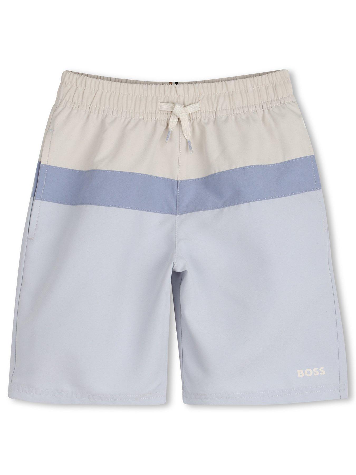 boss-boys-block-stripe-swim-shorts-multistillFront