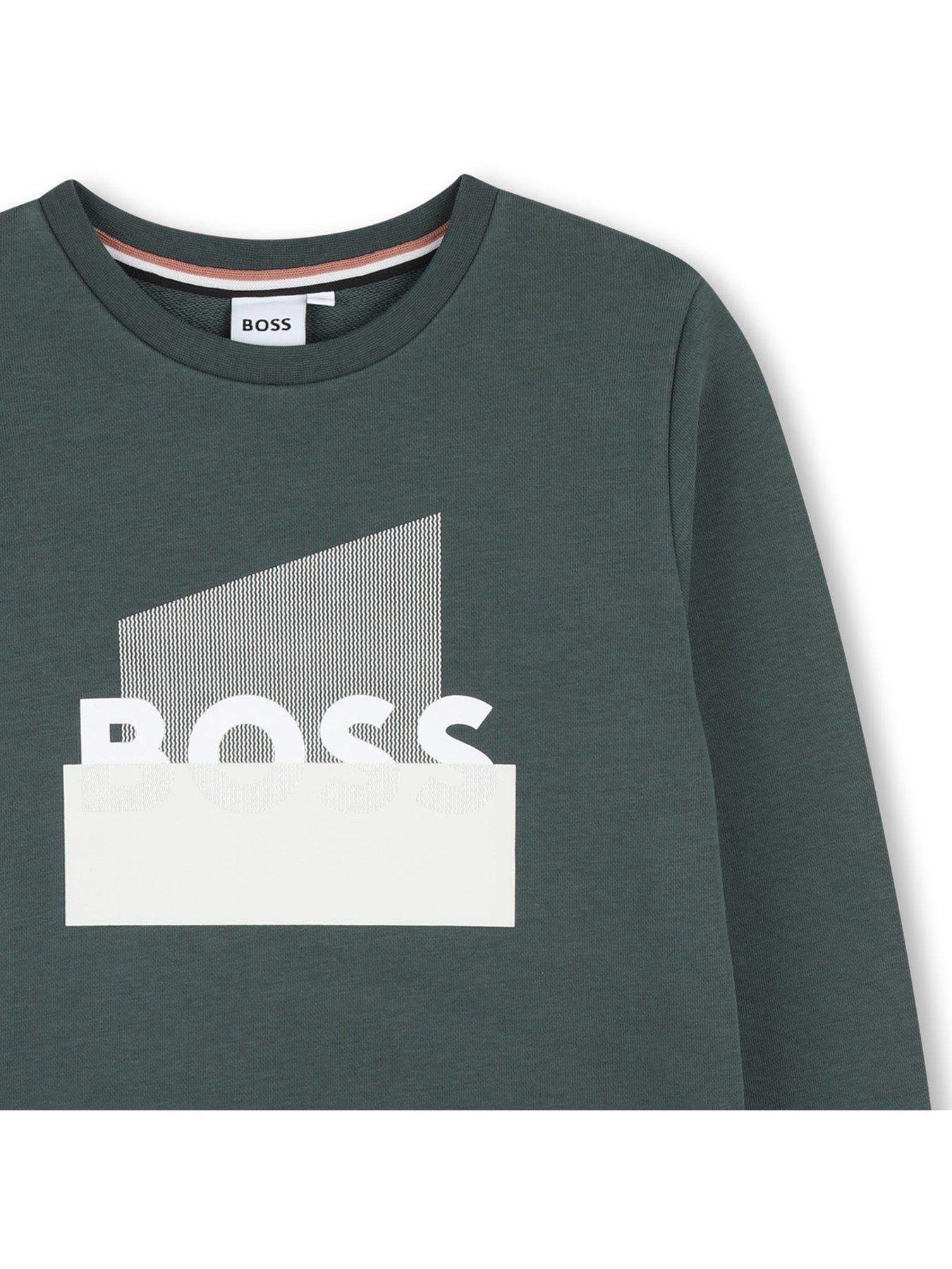 boss-boys-graphic-logo-sweat-top-greenoutfit