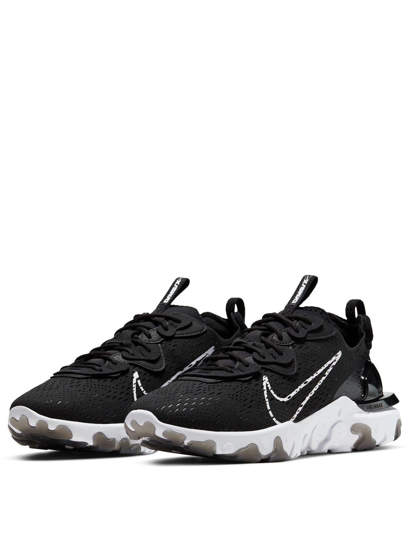 Image 2 of 7 of Nike Mens React Vision Trainers - Black/White