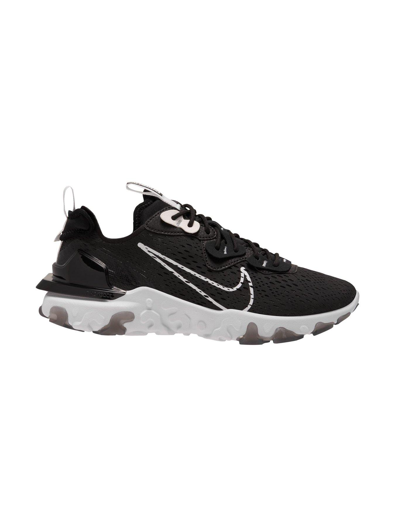 Image 6 of 7 of Nike Mens React Vision Trainers - Black/White