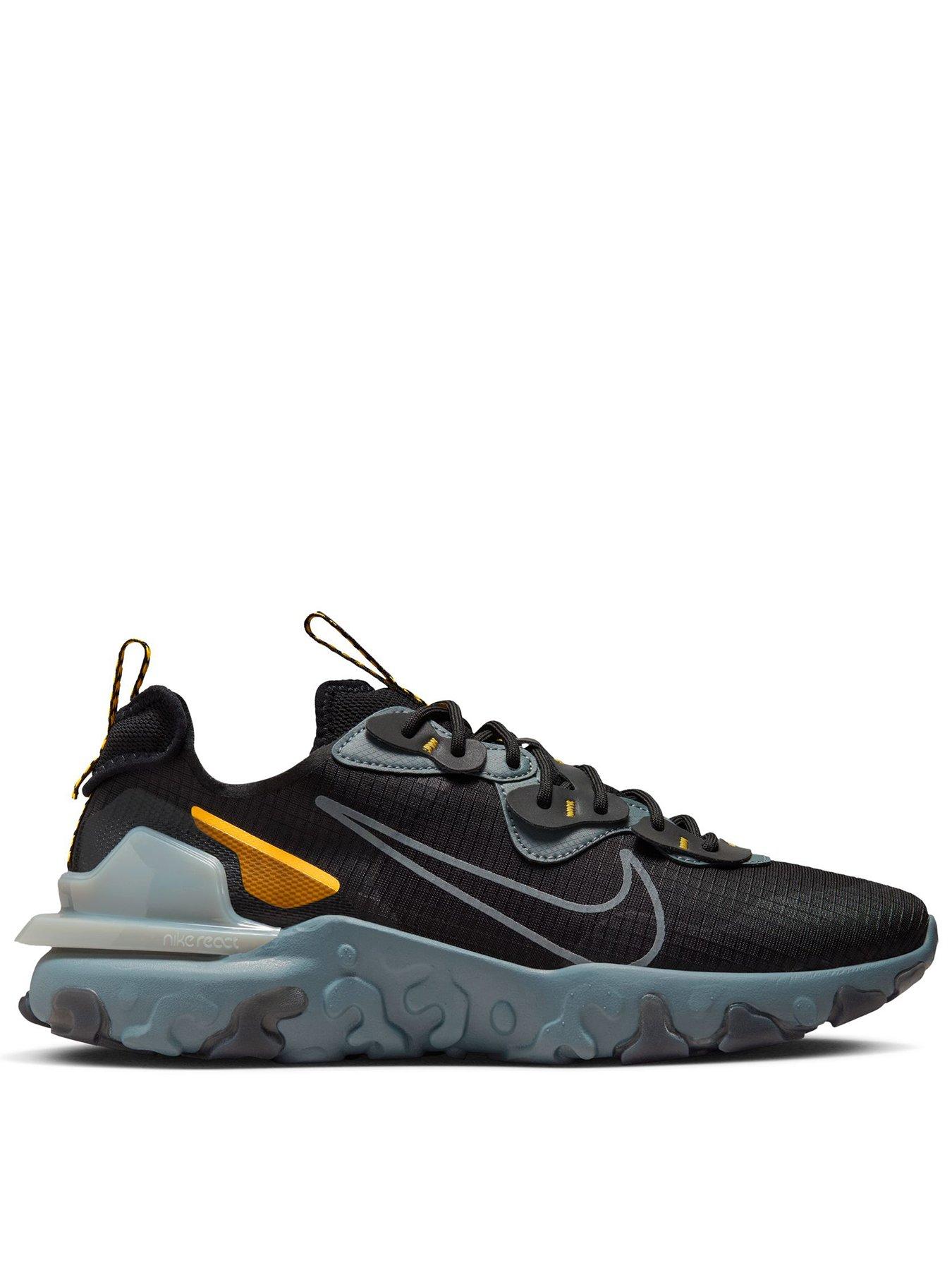 Image 1 of 7 of Nike Mens React Vision Trainers - Black