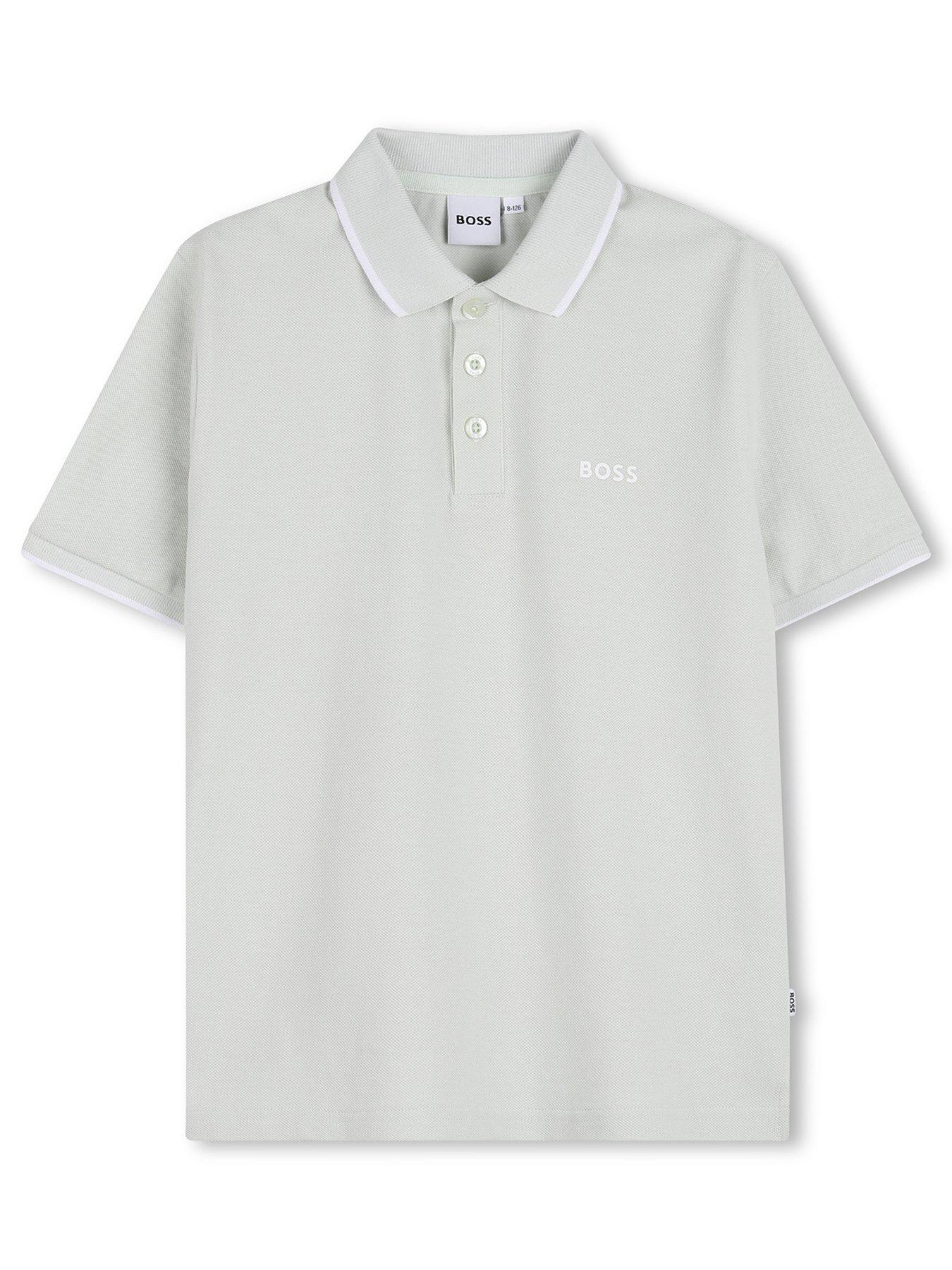 boss-boys-short-sleeve-polo-shirt-light-greenfront