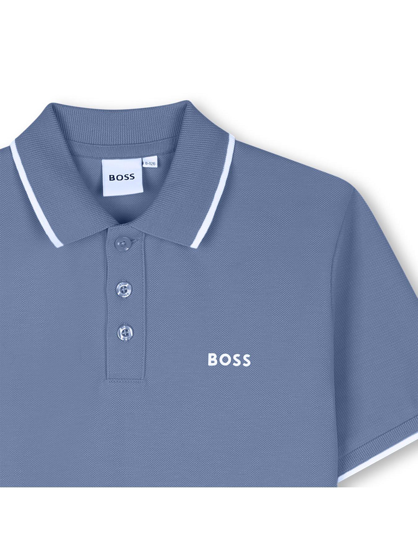 boss-boys-shorts-sleeve-polo-shirt-blueoutfit