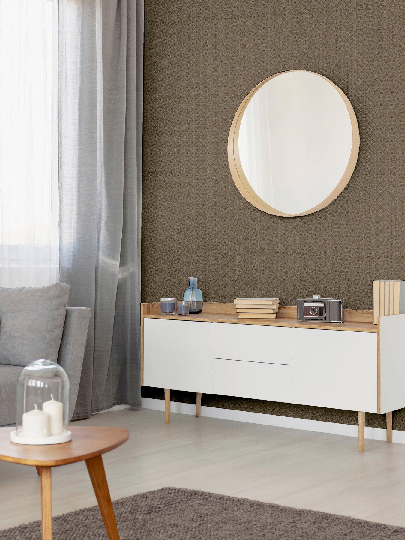 Image 6 of 7 of ARTHOUSE Symmetrical Chic Stone And Gold Wallpaper
