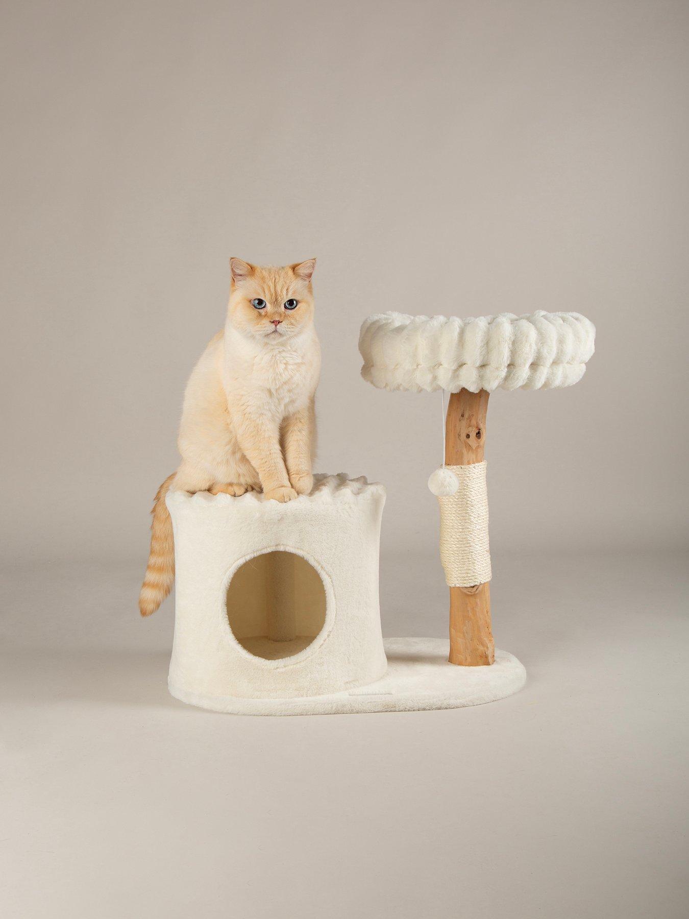 Image 3 of 7 of Scruffs Himalayas Cat Scratching Tree - Cream