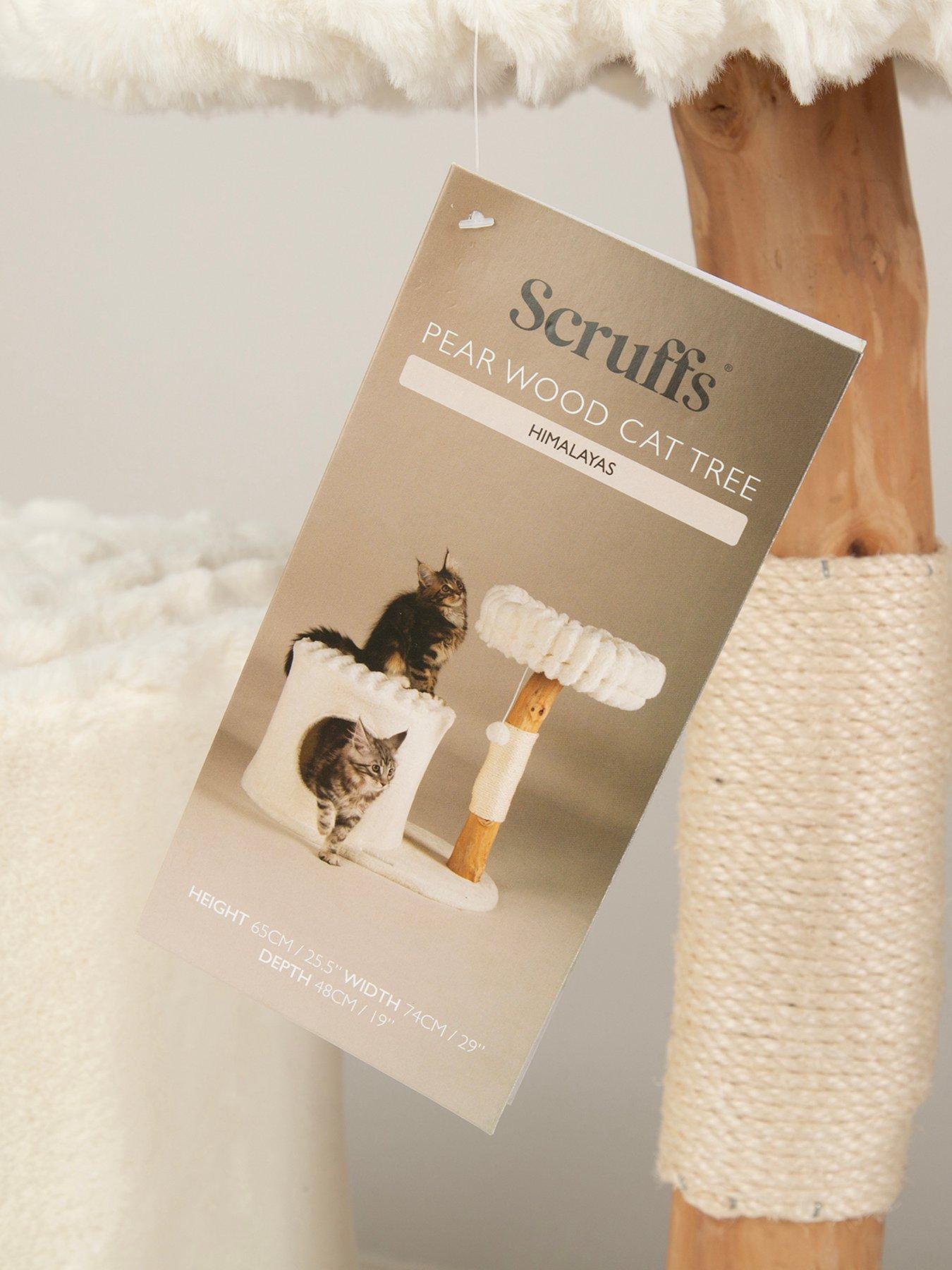 Image 4 of 7 of Scruffs Himalayas Cat Scratching Tree - Cream