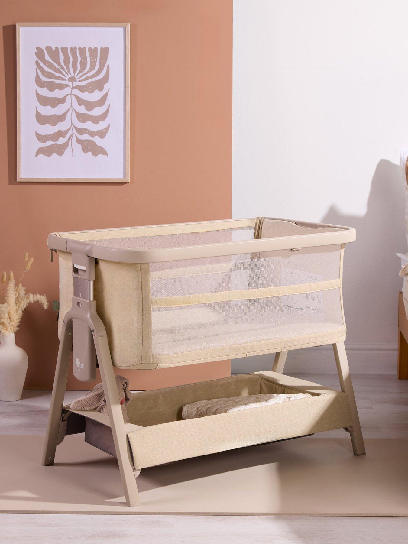 Image 1 of 7 of Tutti Bambini Cozee Zen Bedside Crib - Sand