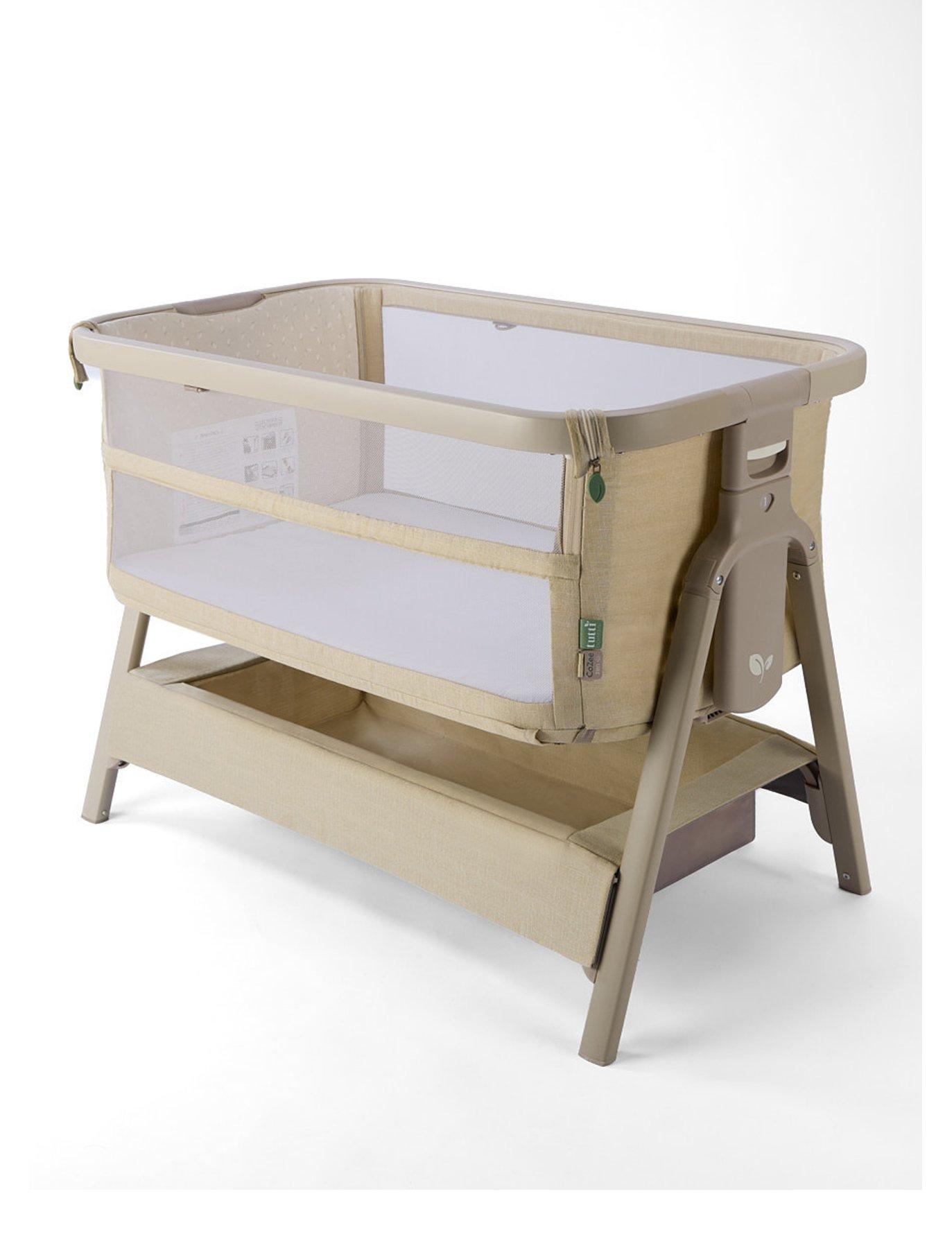 Image 2 of 7 of Tutti Bambini Cozee Zen Bedside Crib - Sand