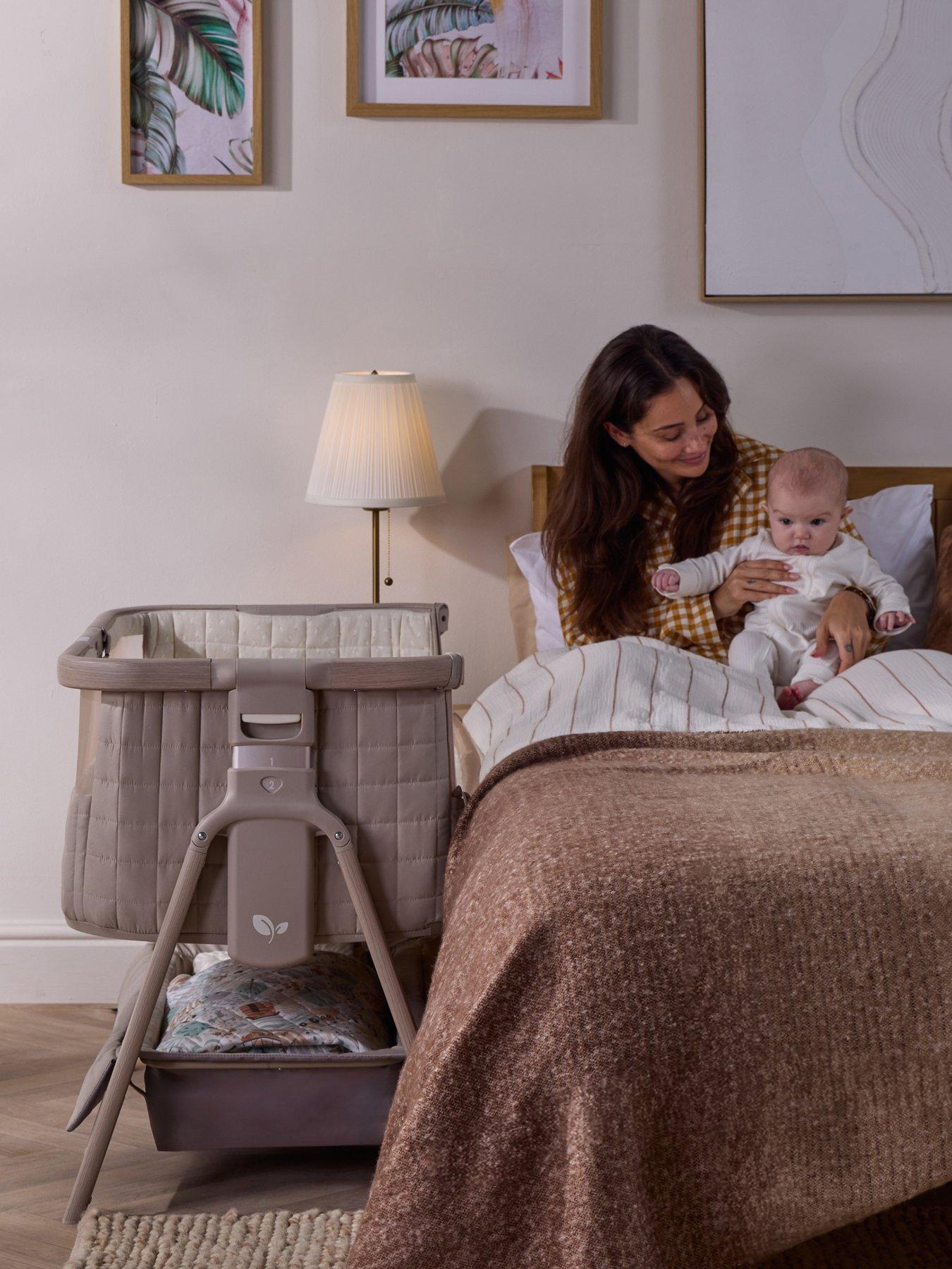tutti-bambini-cozee-sense-bedside-crib-soft-walnutcocoaoutfit