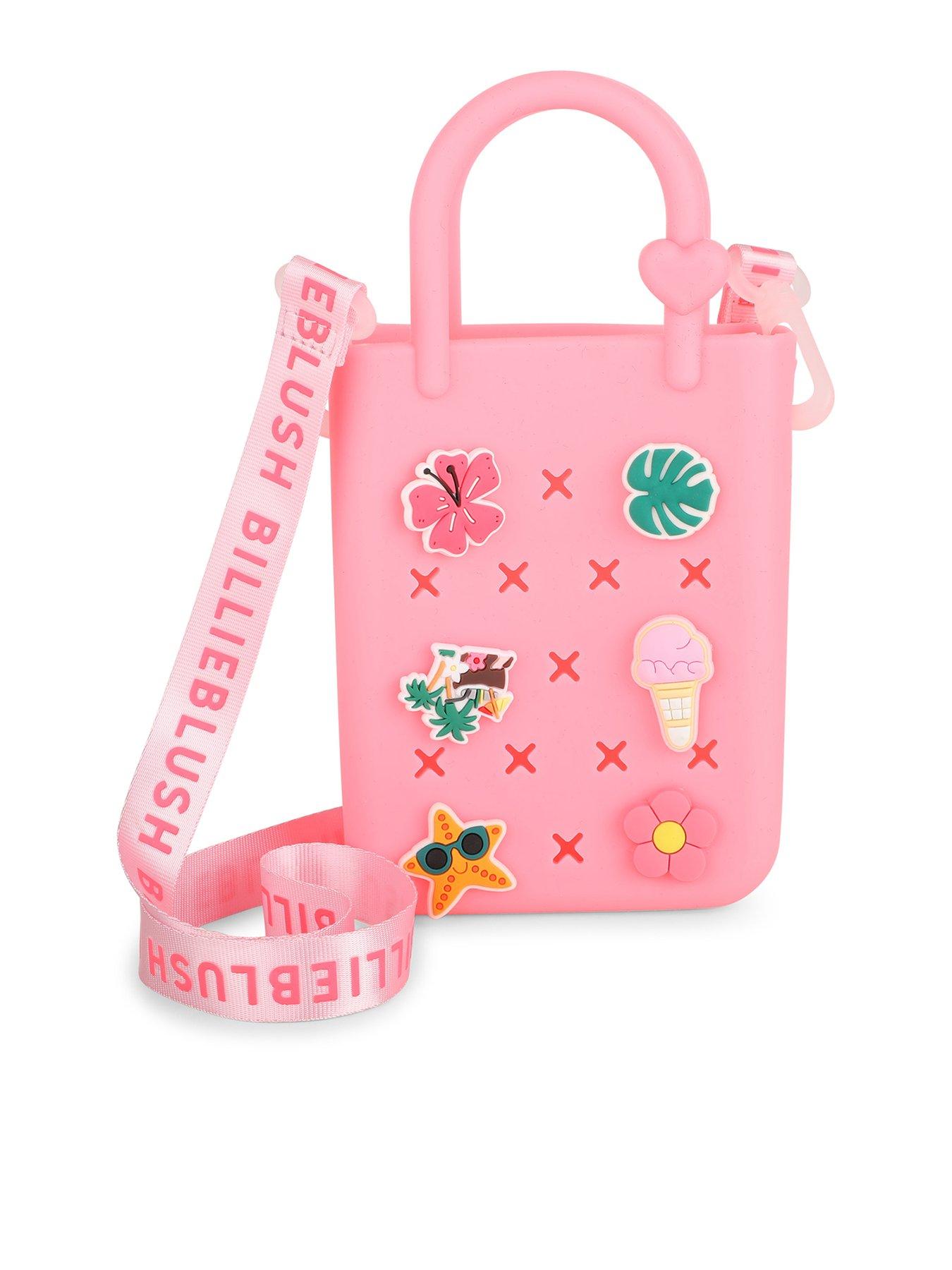 Billieblush Girls Badge Bag - Bright Pink