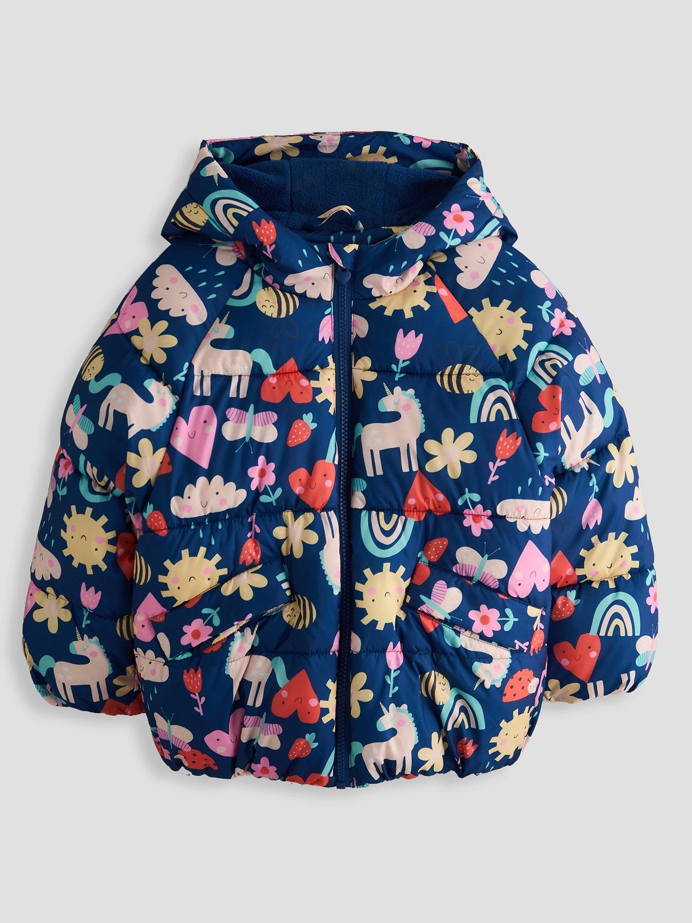 The Very Collection Girls Printed Padded Jacket - Print