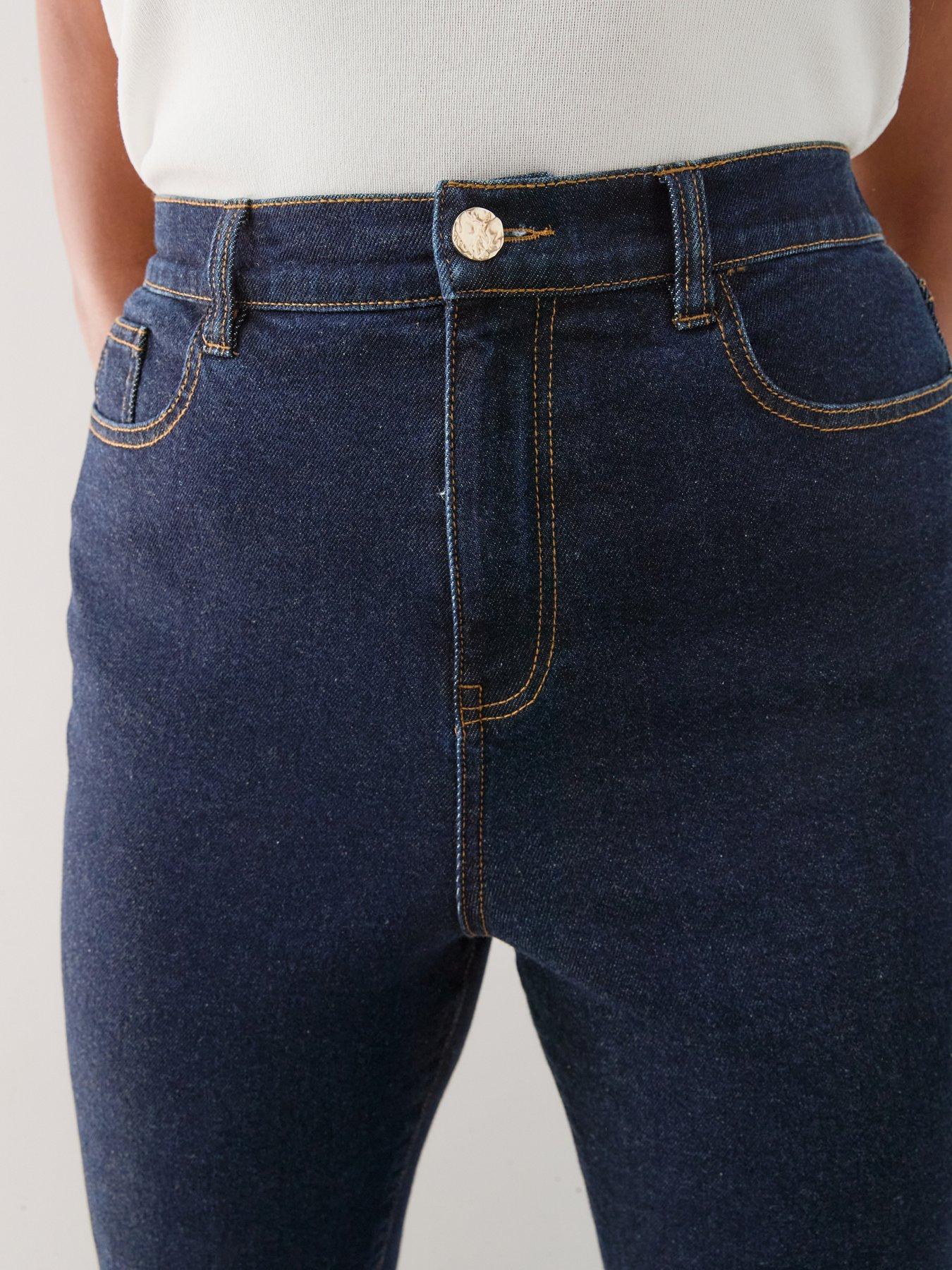 Image 5 of 6 of The Very Collection Curve Kickflare Jeans - Indigo Denim