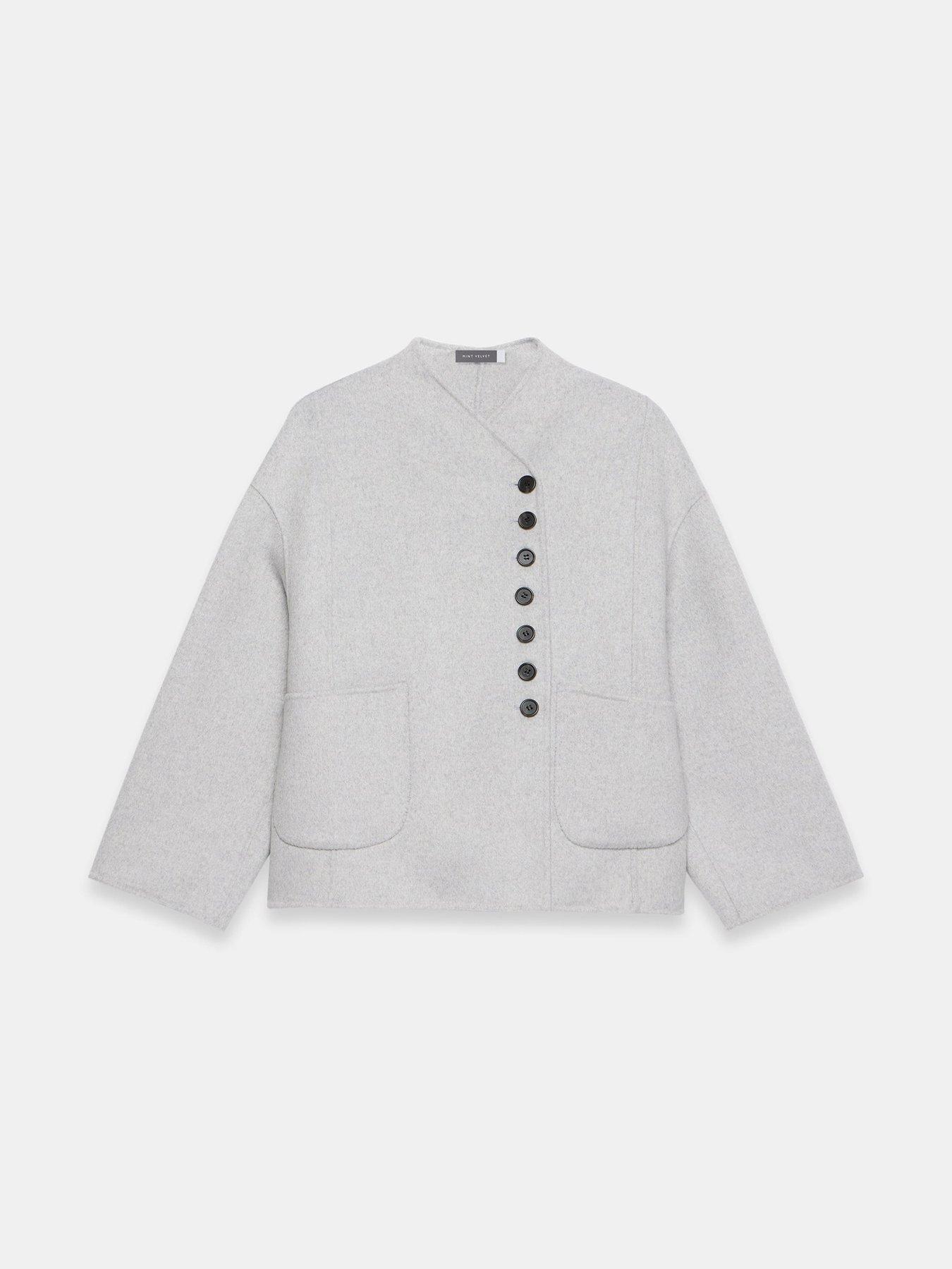 mint-velvet-wool-mix-hand-finished-button-jacket-greydetail