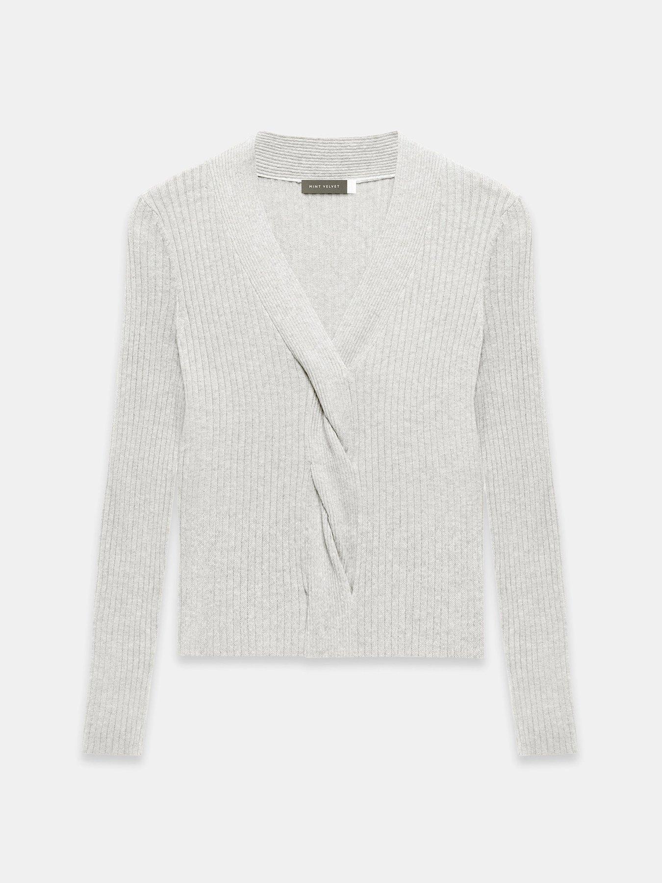 mint-velvet-grey-twist-knit-topdetail
