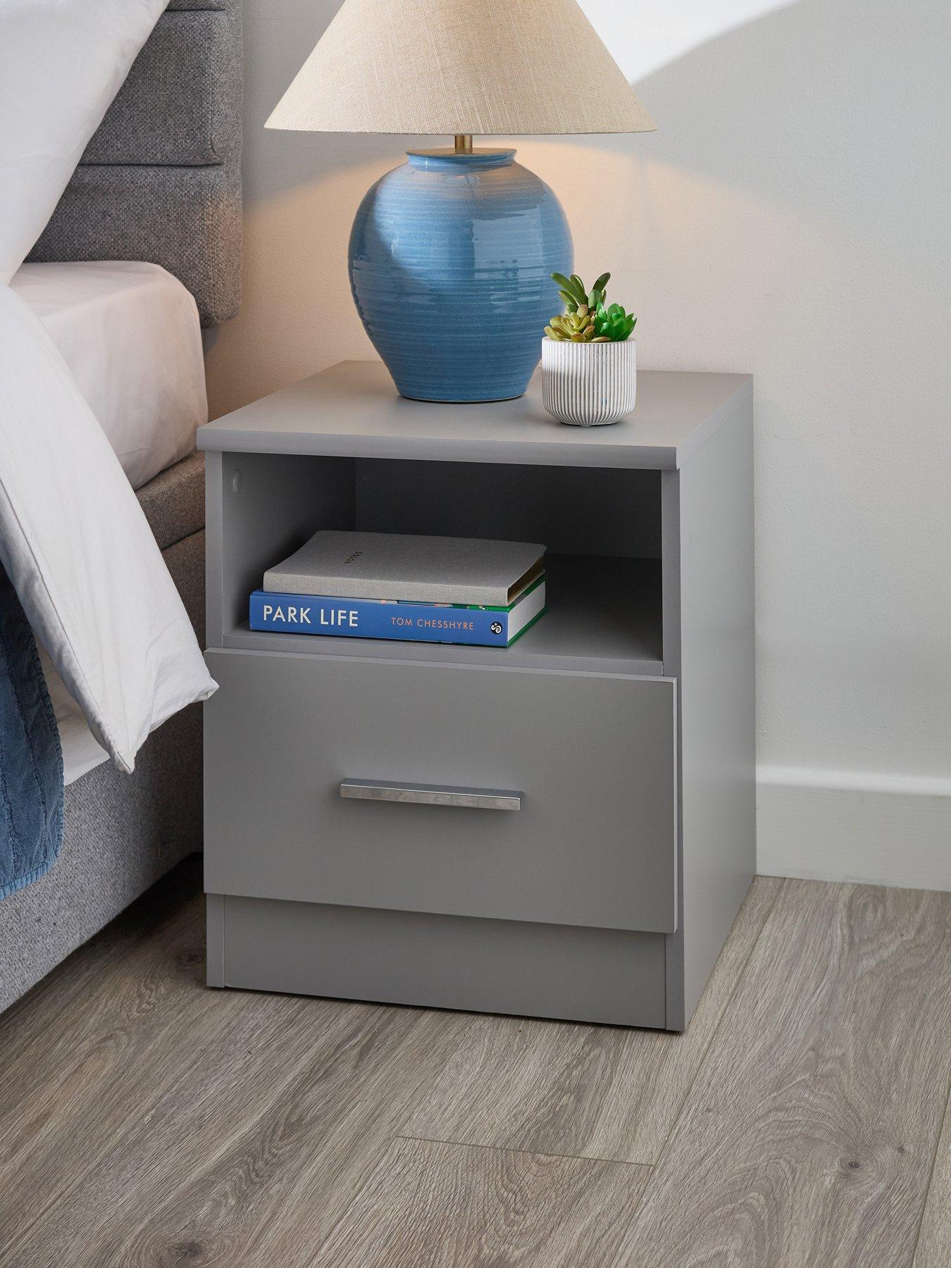 The Very Collection Panama 1 Drawer Bedside Cabinet