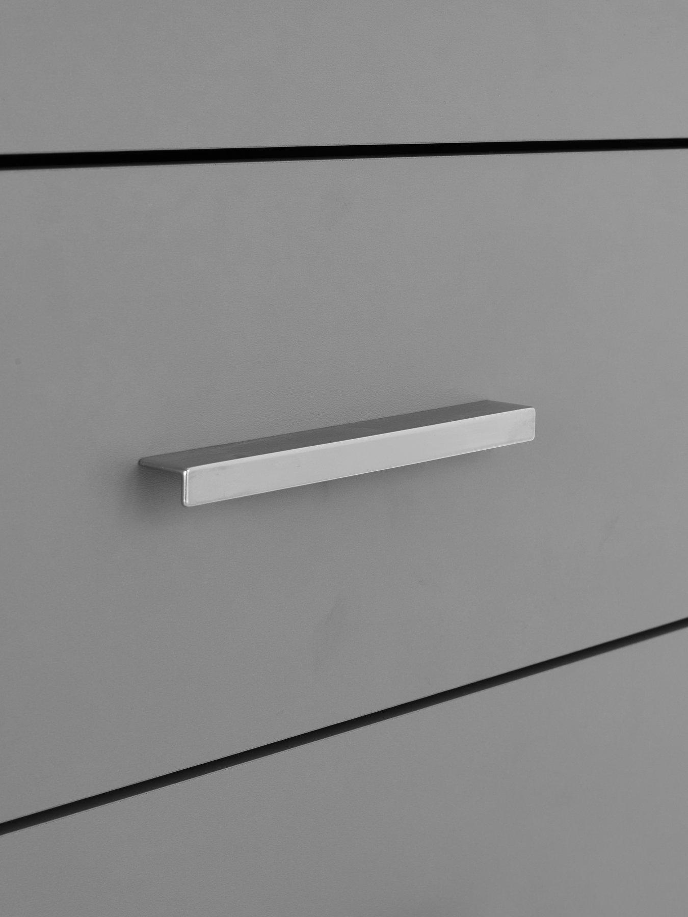 Image 5 of 7 of The Very Collection Panama 5 Drawer Chest - Grey