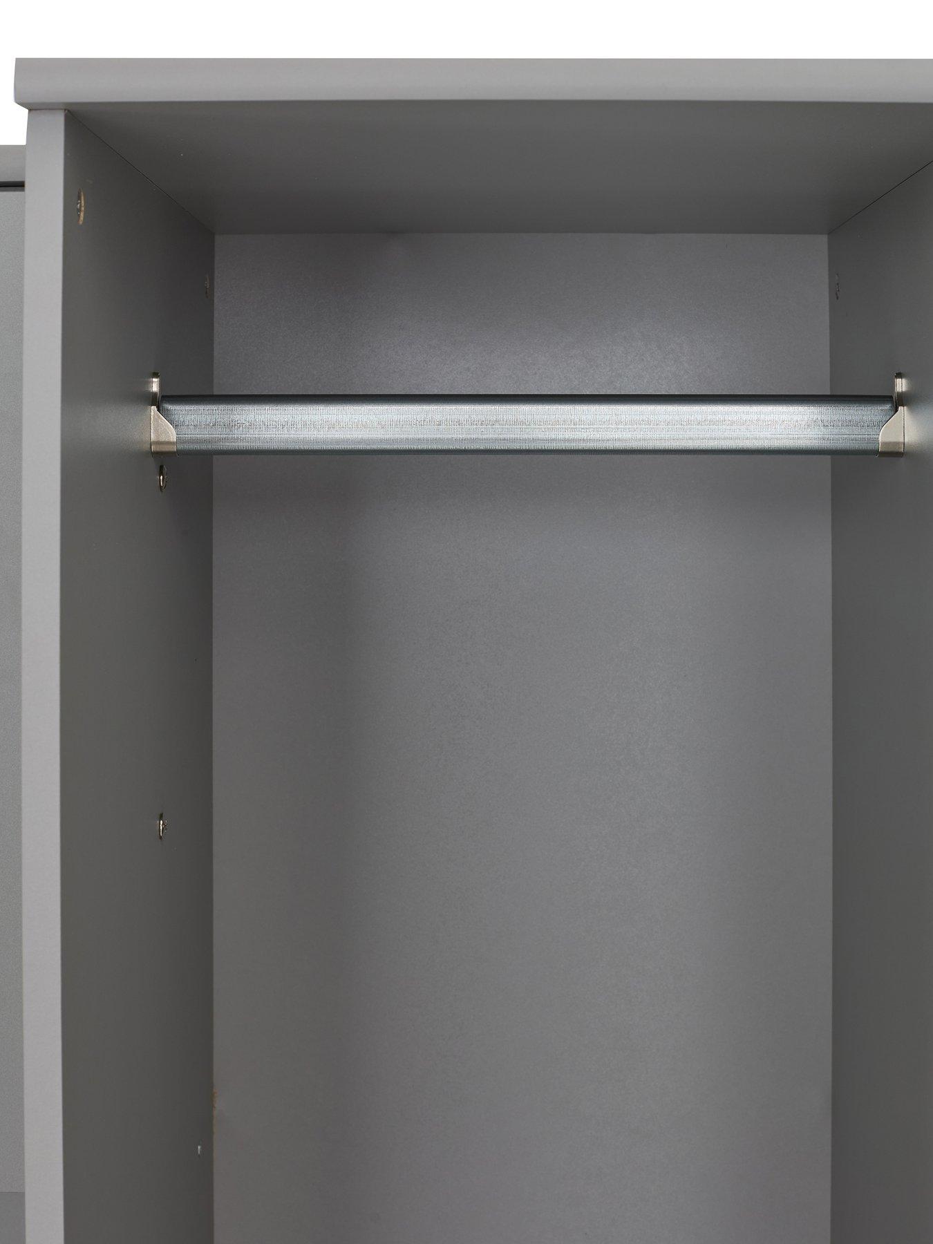 Image 7 of 7 of The Very Collection Panama Overbed Wardrobe - Grey