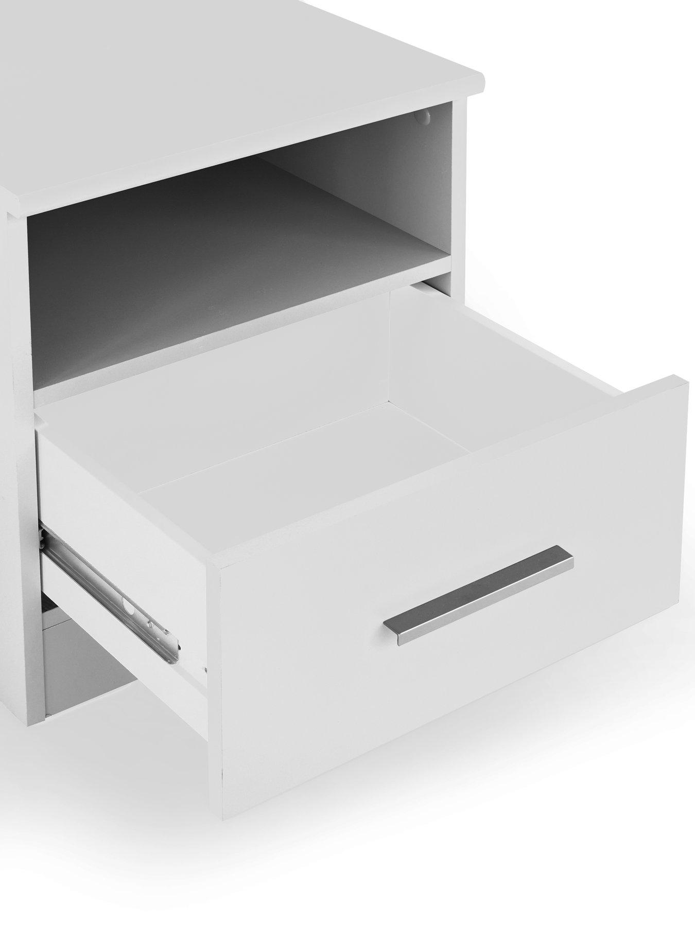 Image 6 of 7 of The Very Collection Panama 1 Drawer Bedside Cabinet