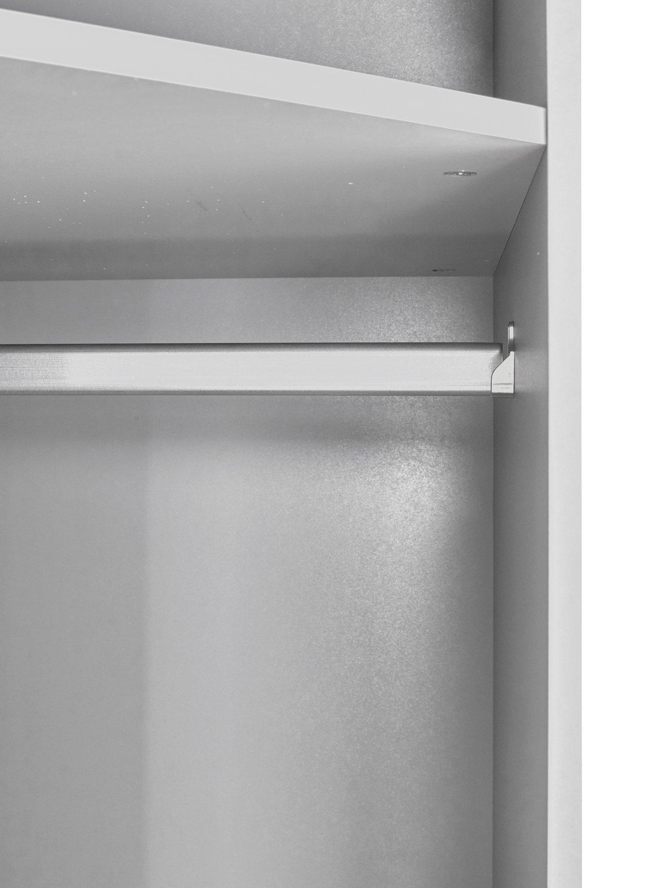 Image 7 of 7 of The Very Collection Panama Corner Wardrobe - White