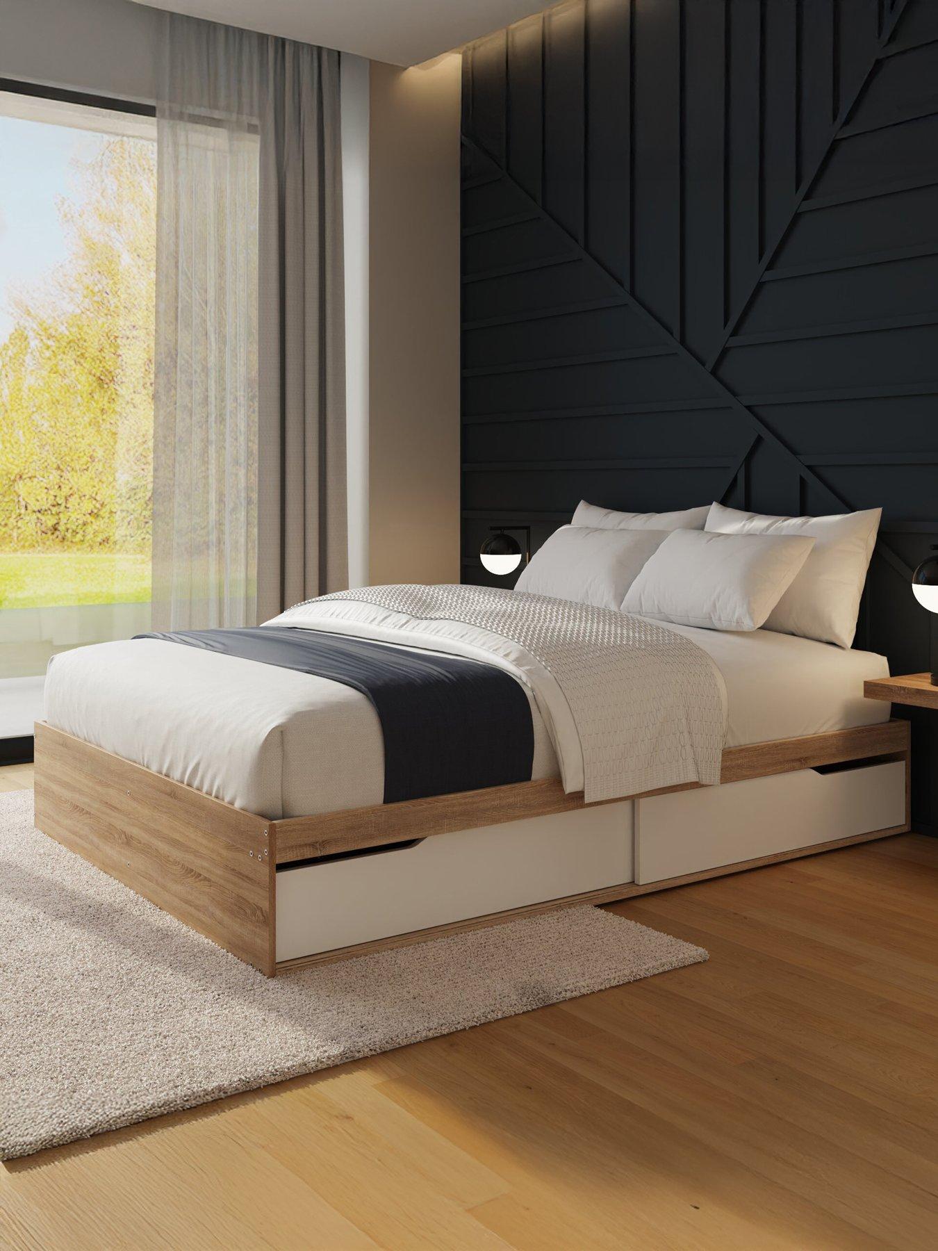 GFW Kai Platform With Sliding Door Bed with Mattress Options (Buy &  SAVE!)